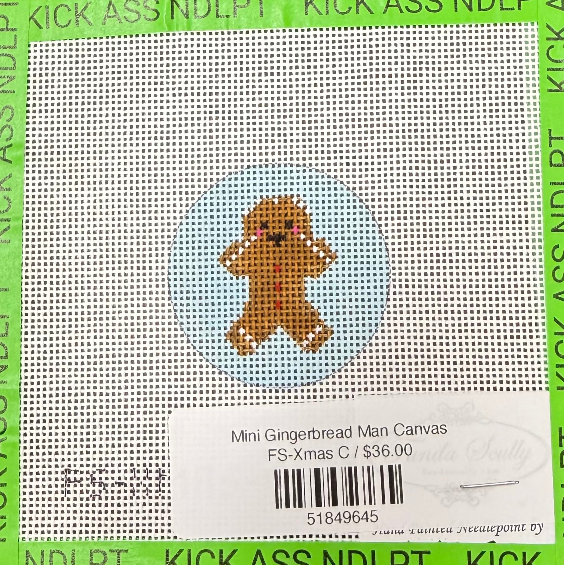 Mini Gingerbread Man Canvas