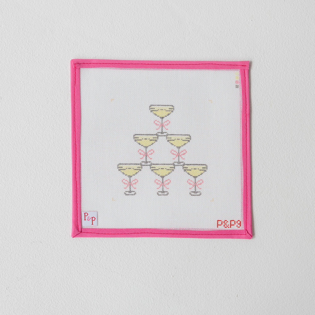 Champagne Tower Canvas