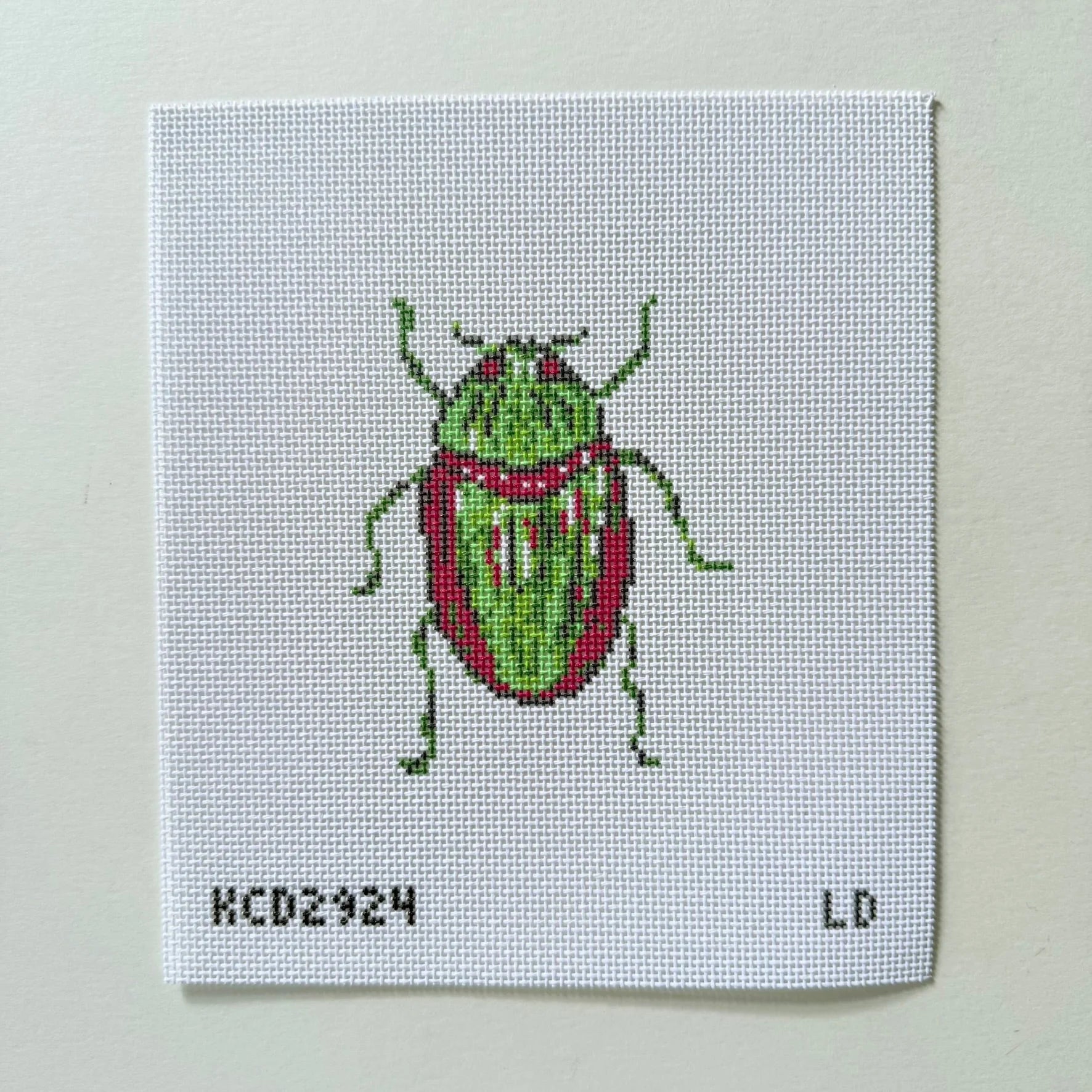 Green Beetle Canvas