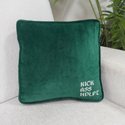 *PREORDER* Self Finishing Green Velvet Pillow
