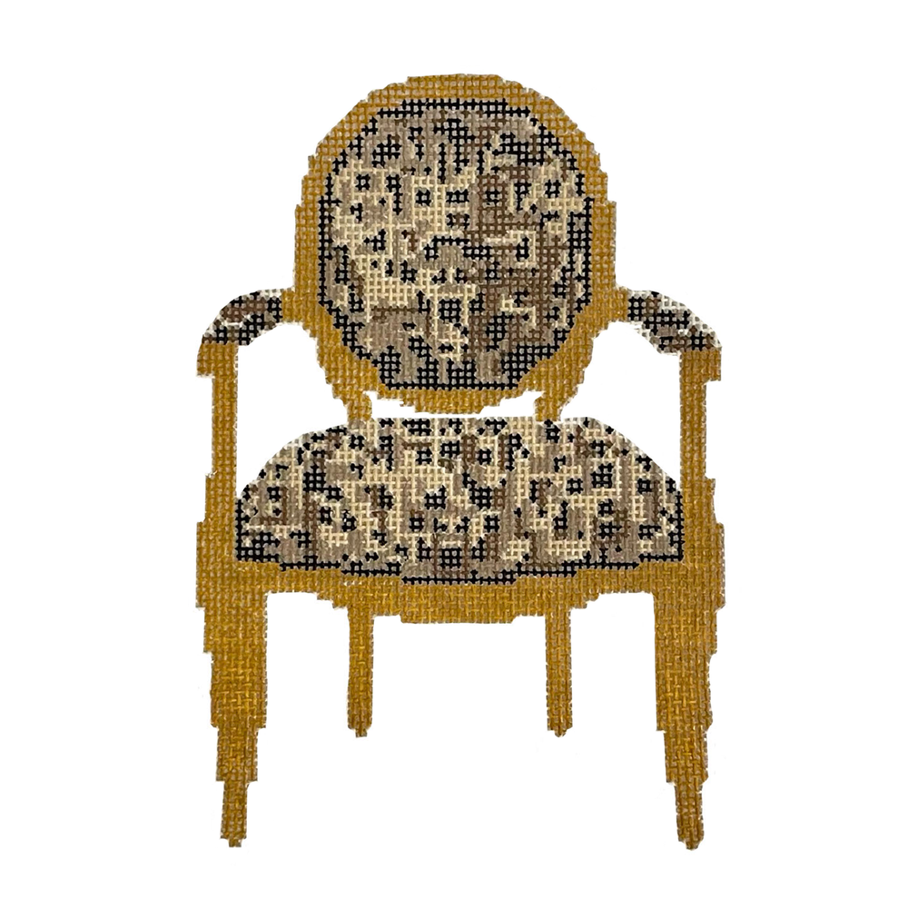 Leopard Chair Canvas