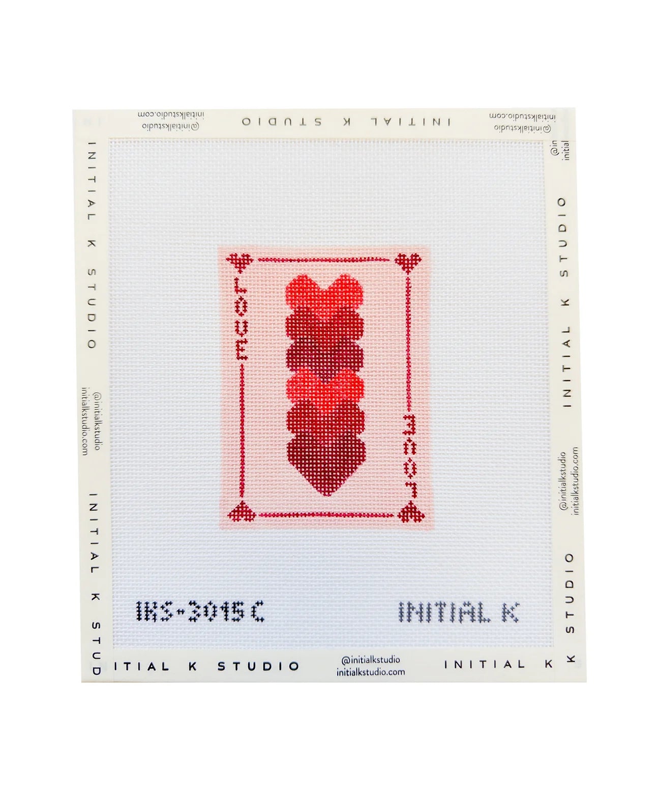 Love Card Hearts Canvas