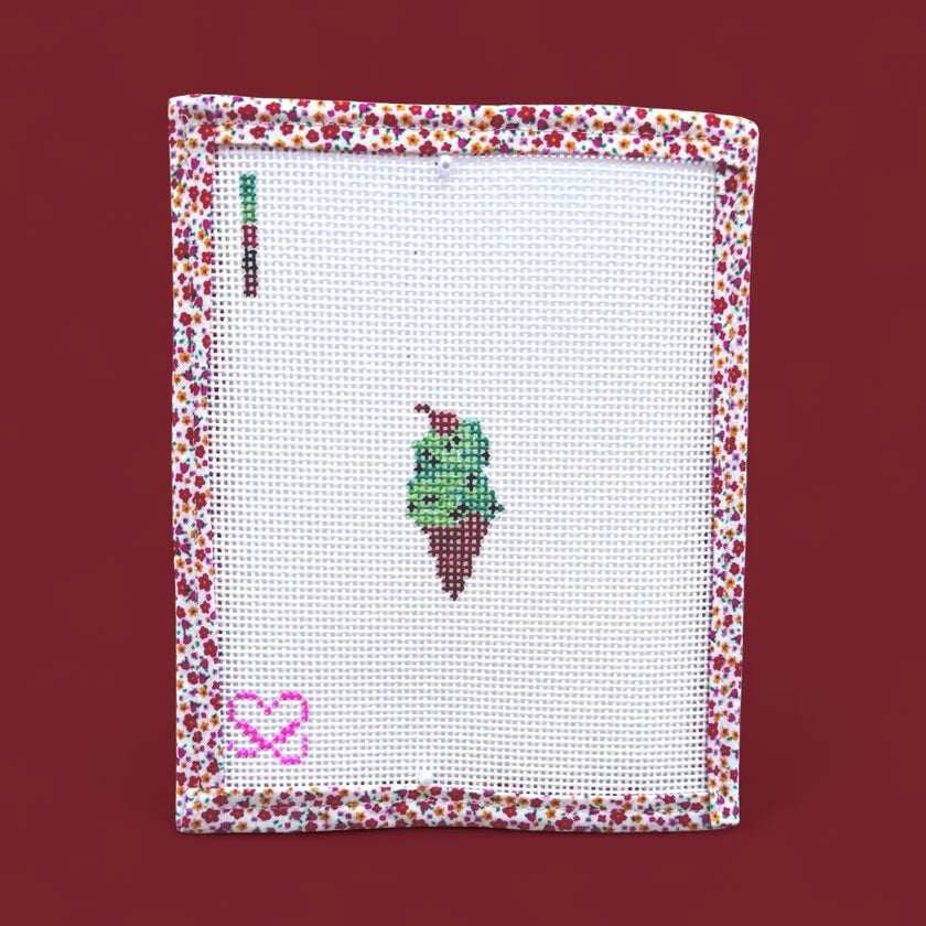 Mini Mint Chocolate Cone Canvas