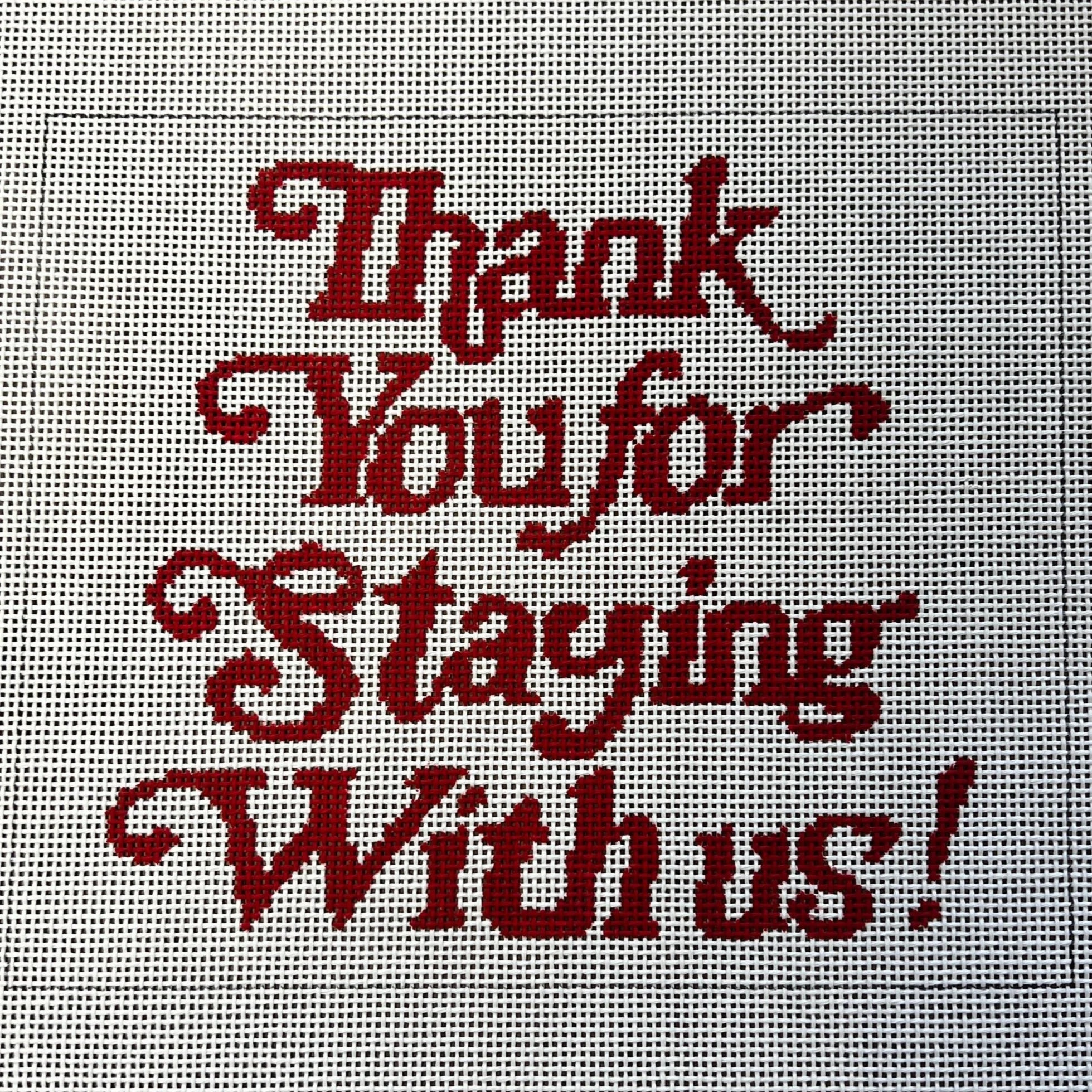 Thank You For Staying With Us Canvas