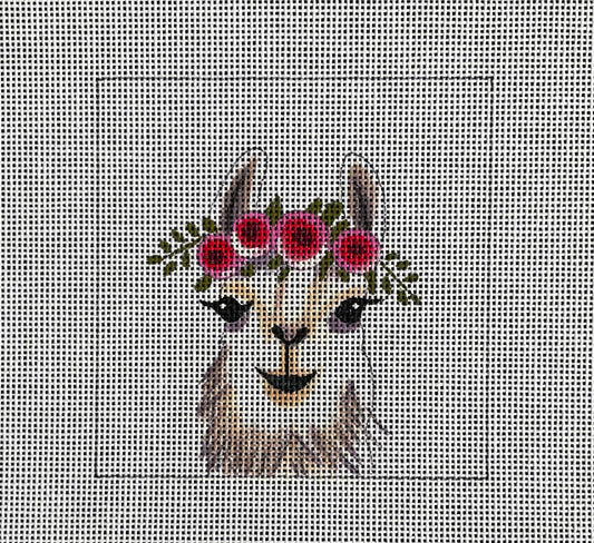 Happy Llama Canvas