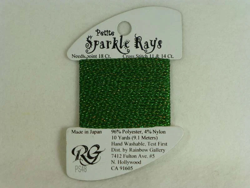 PS48 Dark Christmas Green Petite Sparkle Rays