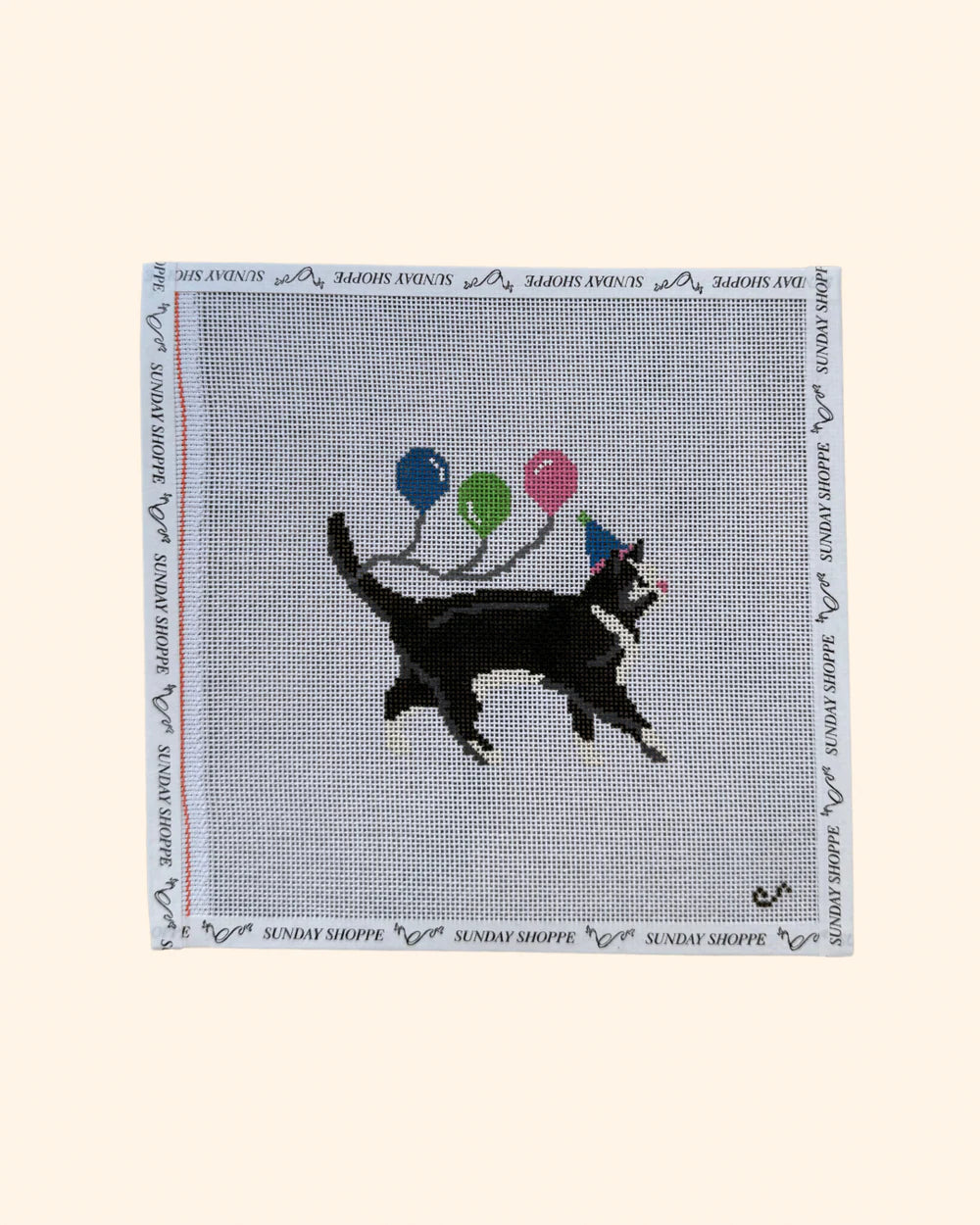 Party Tuxedo Cat Canvas