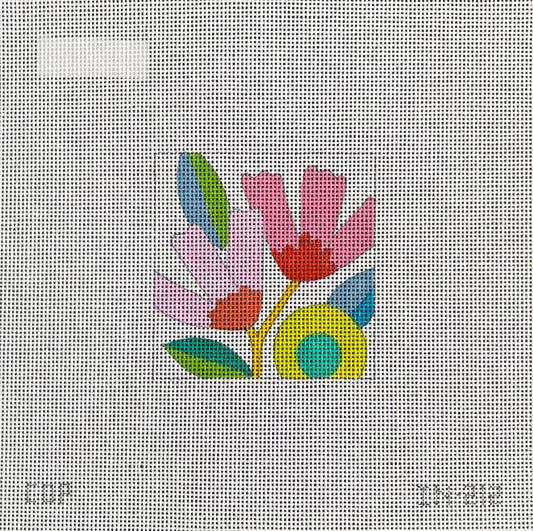 Floral Small Square Canvas 3x3 18M