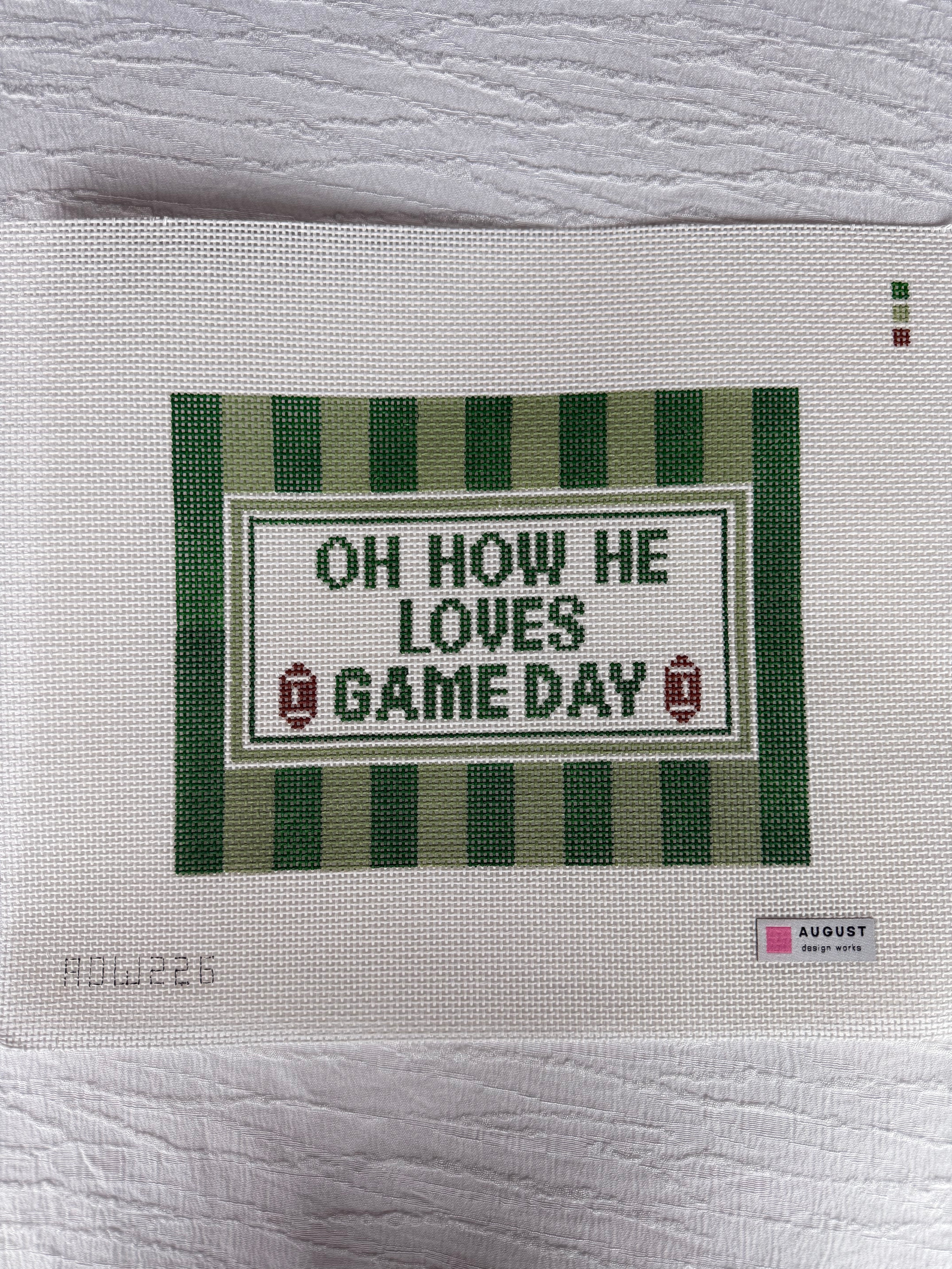 Oh How He Loves Game Day Canvas
