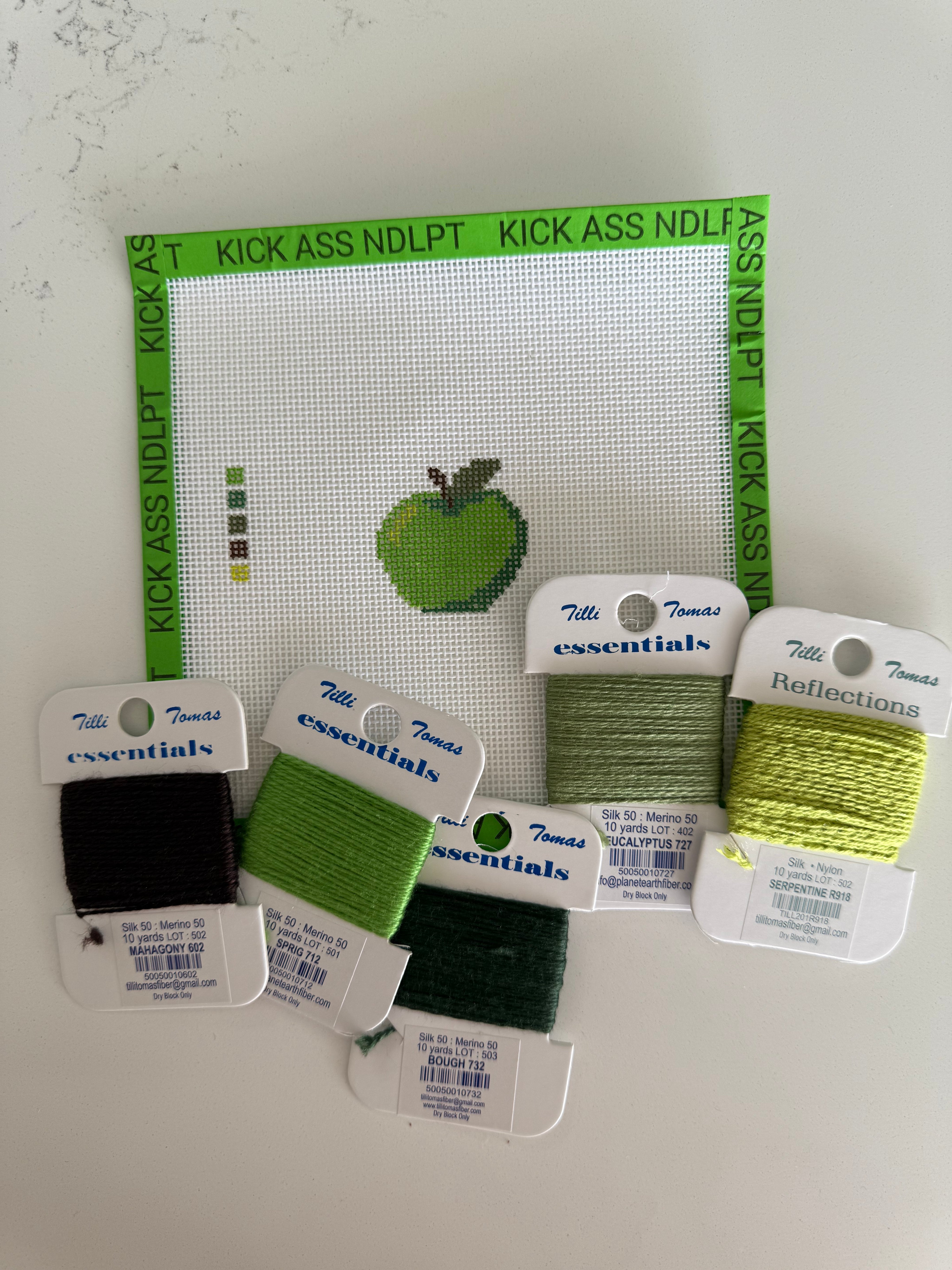 Mini Green Apple Canvas