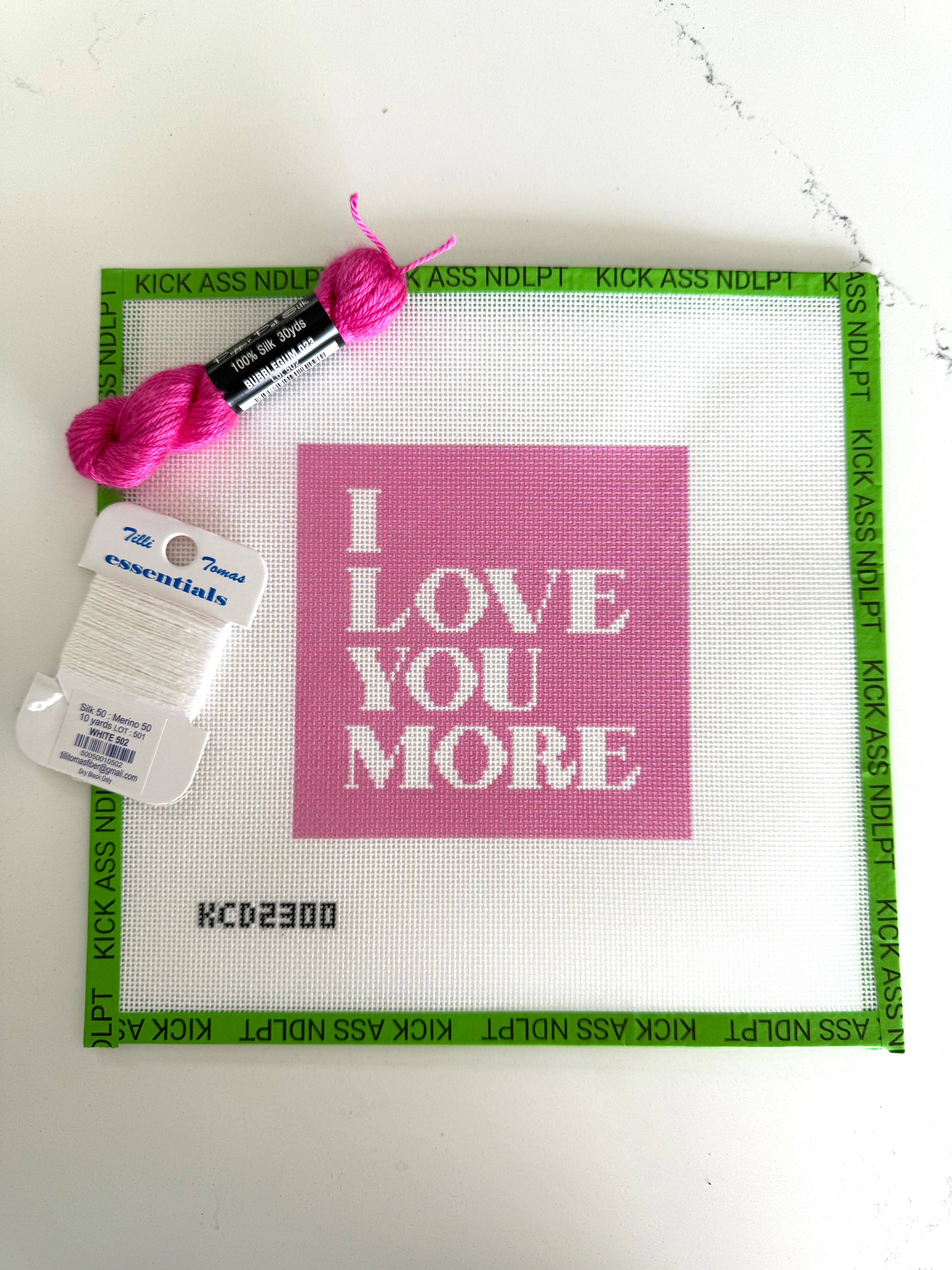 I Love You More Canvas - KITTED