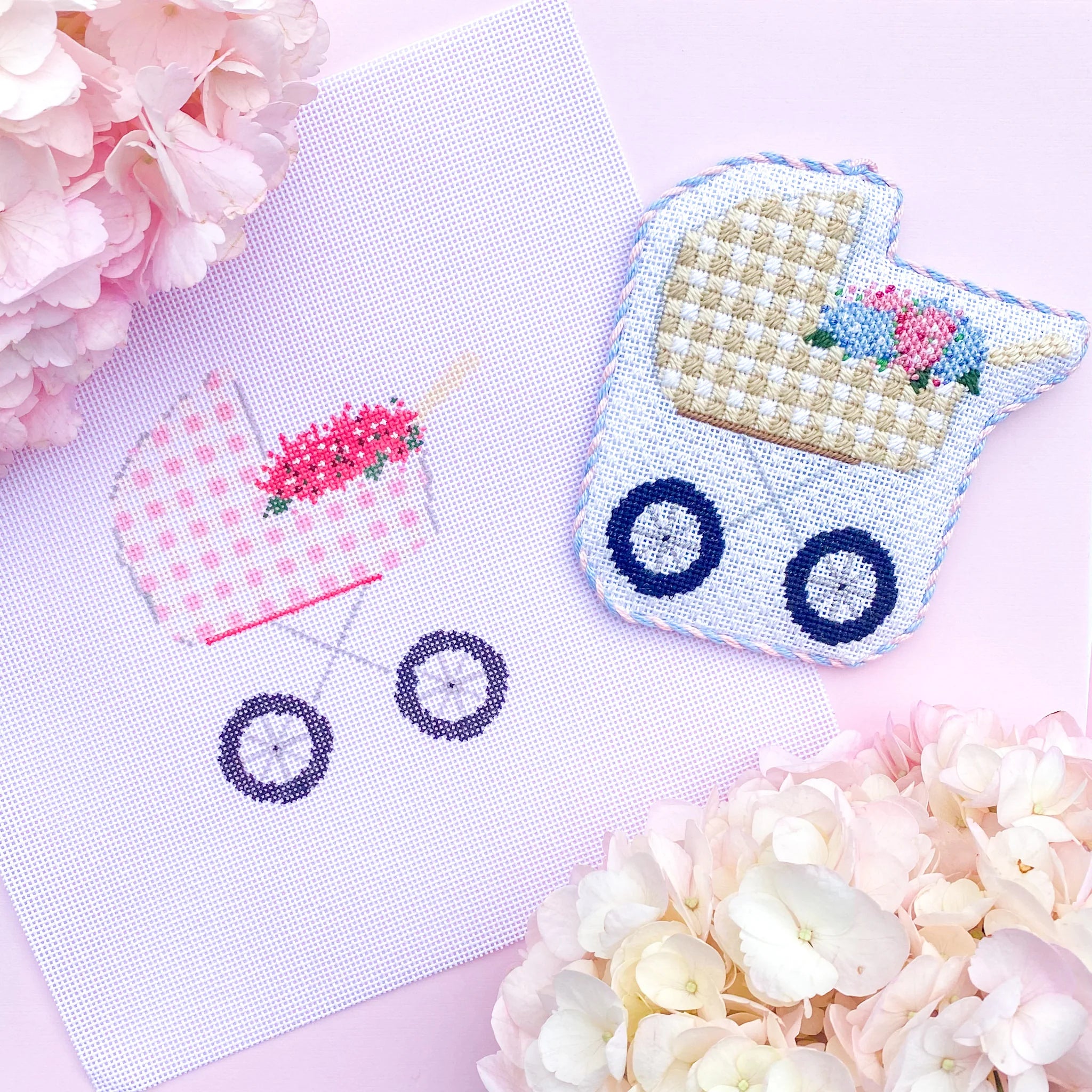 Pink Baby Carriage Canvas