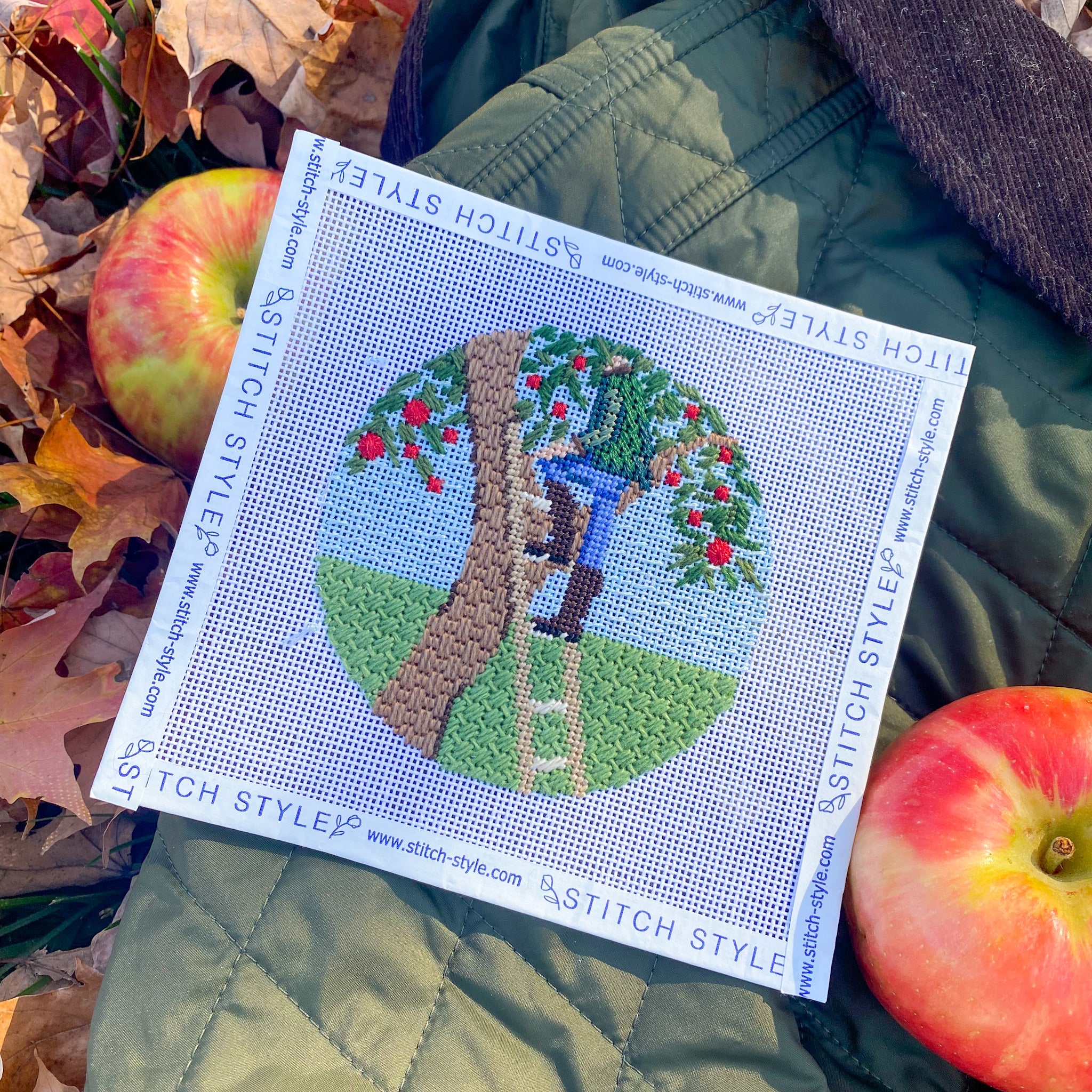Apple Picking Canvas