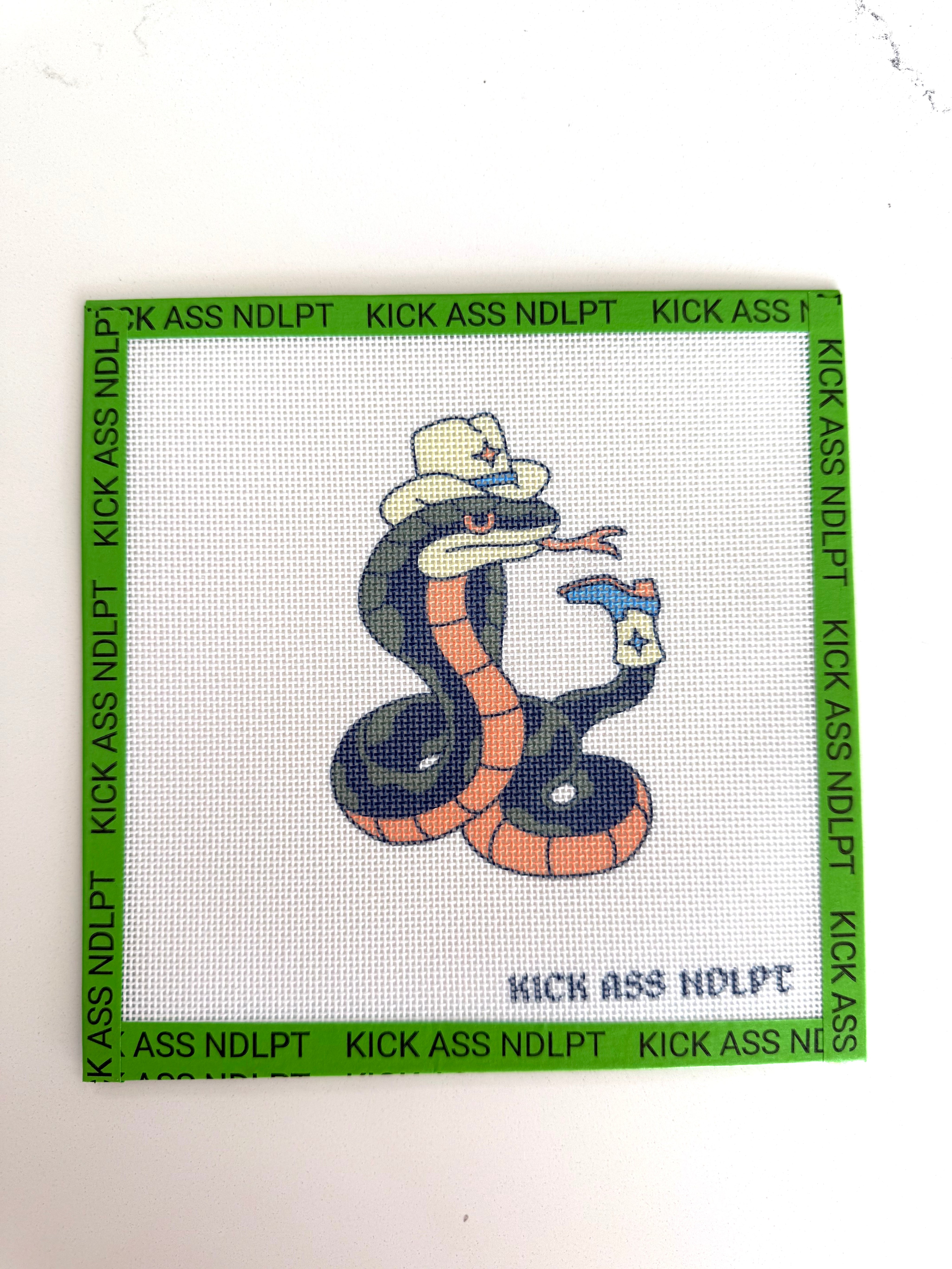 Sebastian the Snake Canvas
