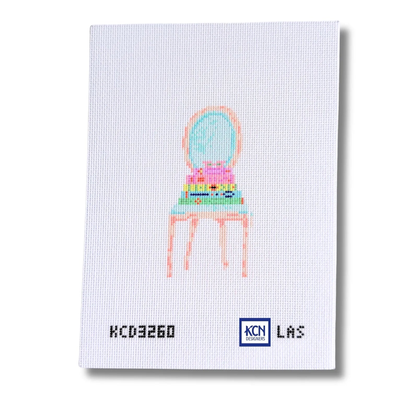 Book Chair with Glasses Canvas