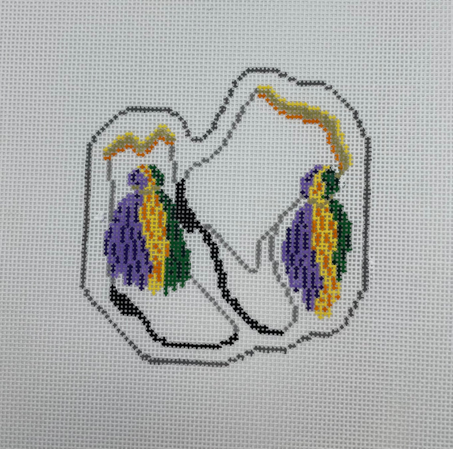 Mardi Gras Marching Boots