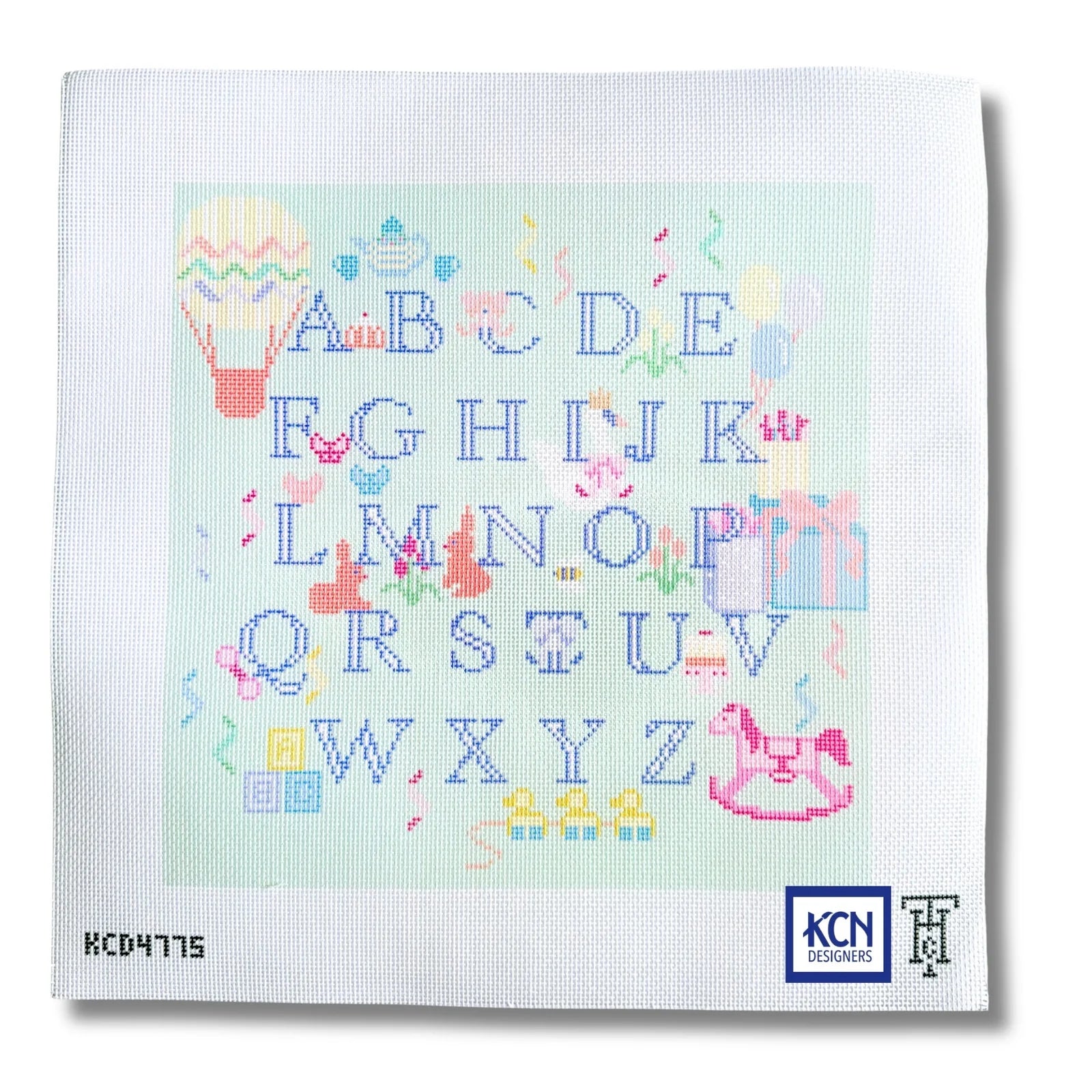 Baby Sampler Alphabet Canvas