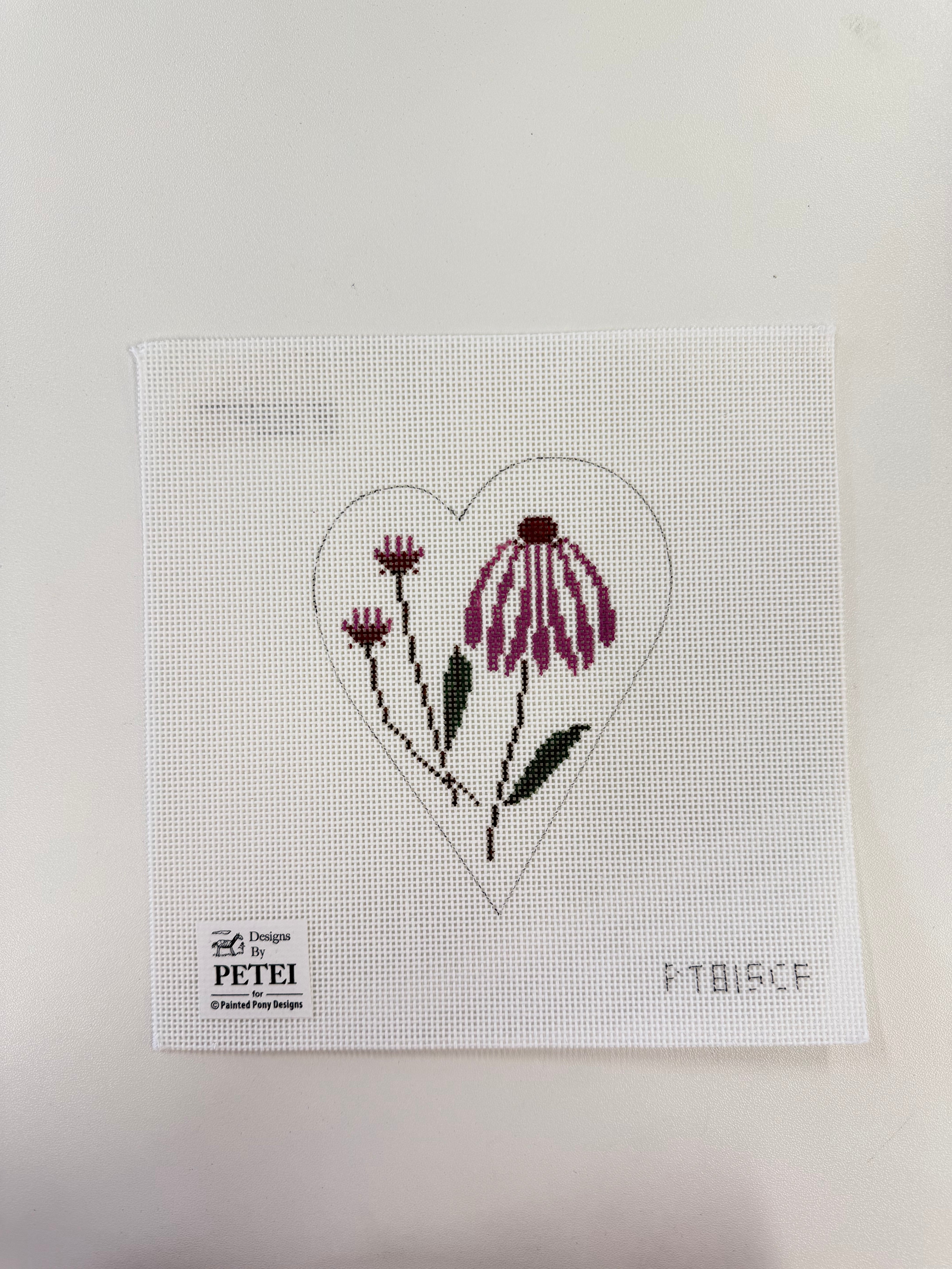 Flower Heart Canvas