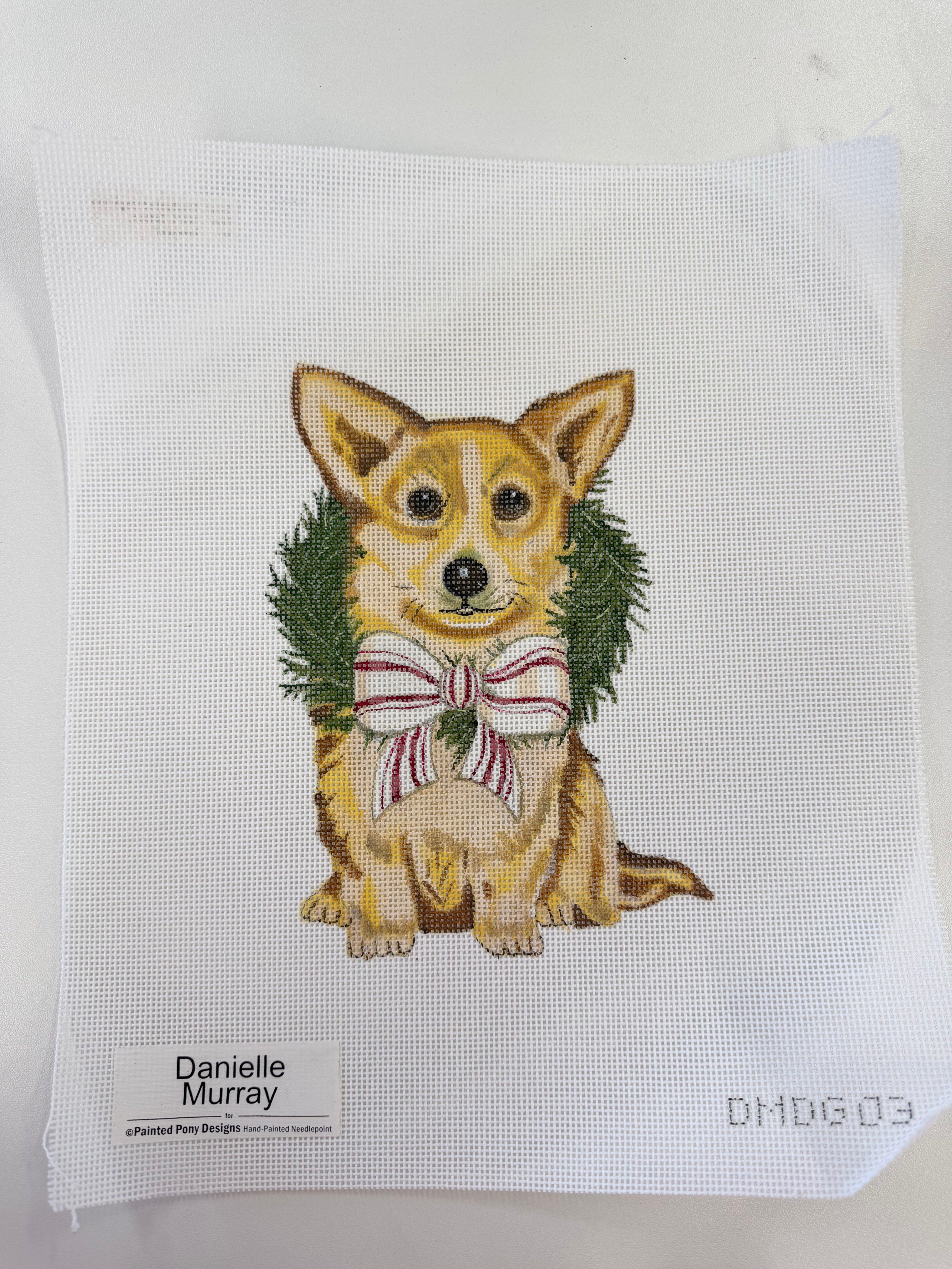 Corgi - Christmas Canvas