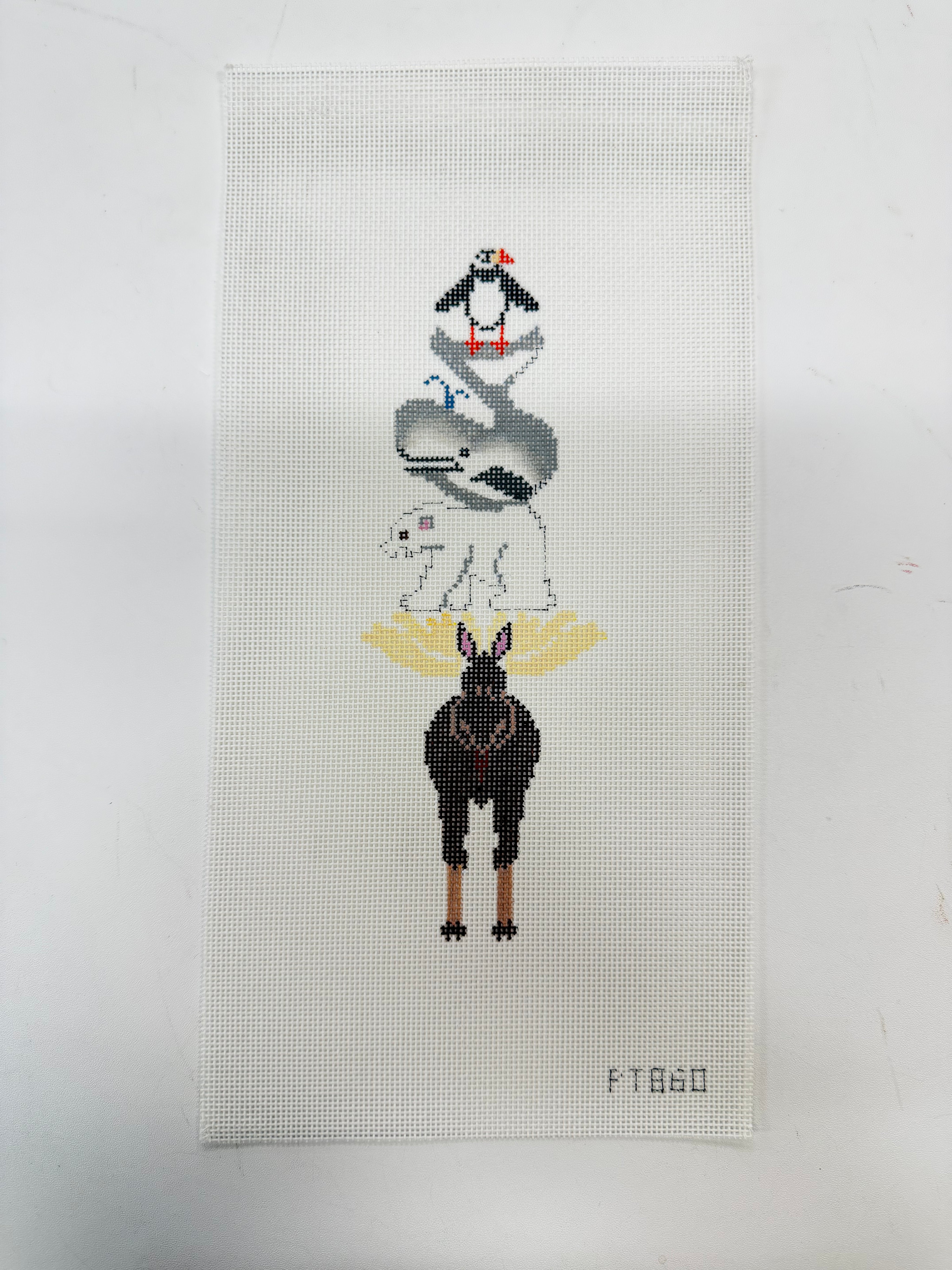 Stacked Animals Canvas