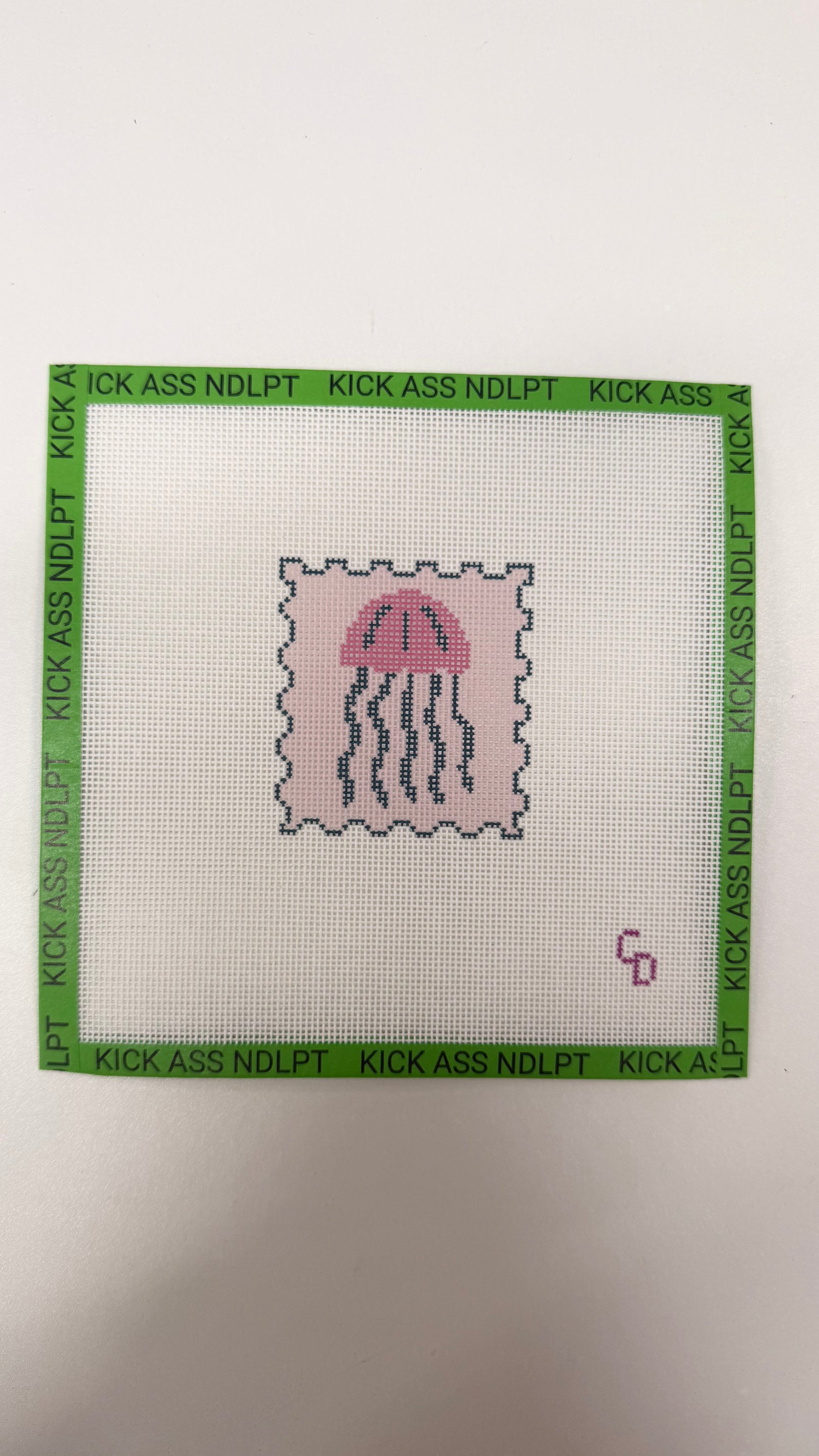 Jellyfish Stamp Canvas
