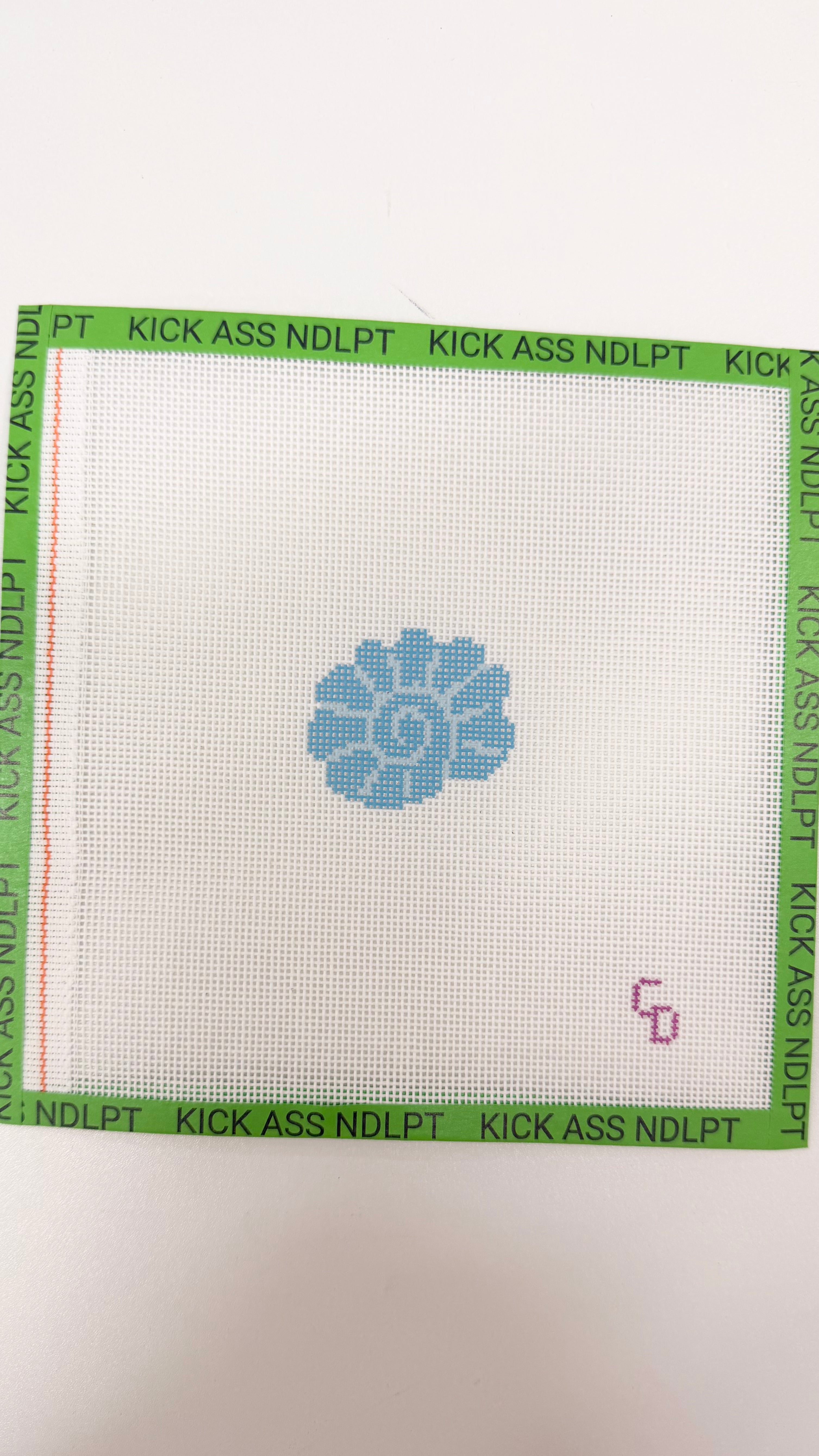 Mini Blue Seashell Canvas