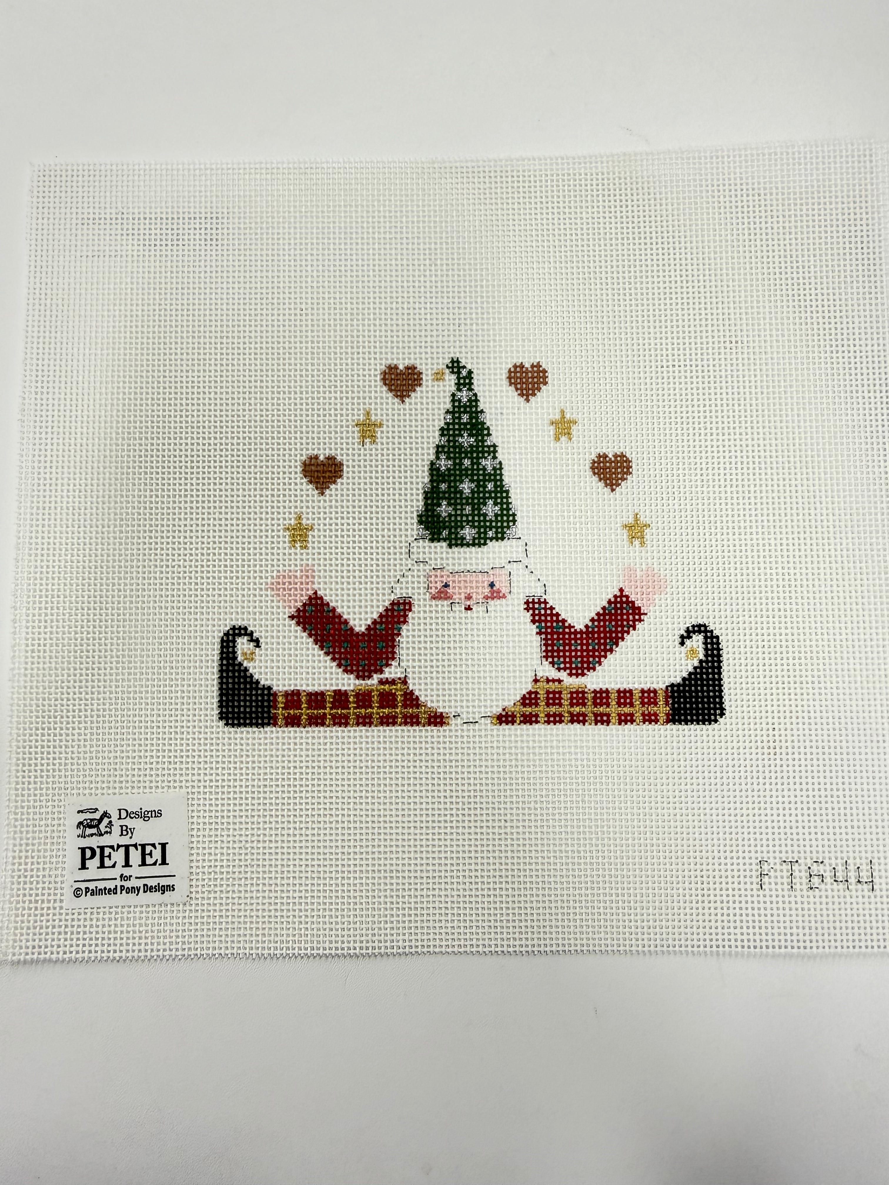 Santa in the Splits Canvas