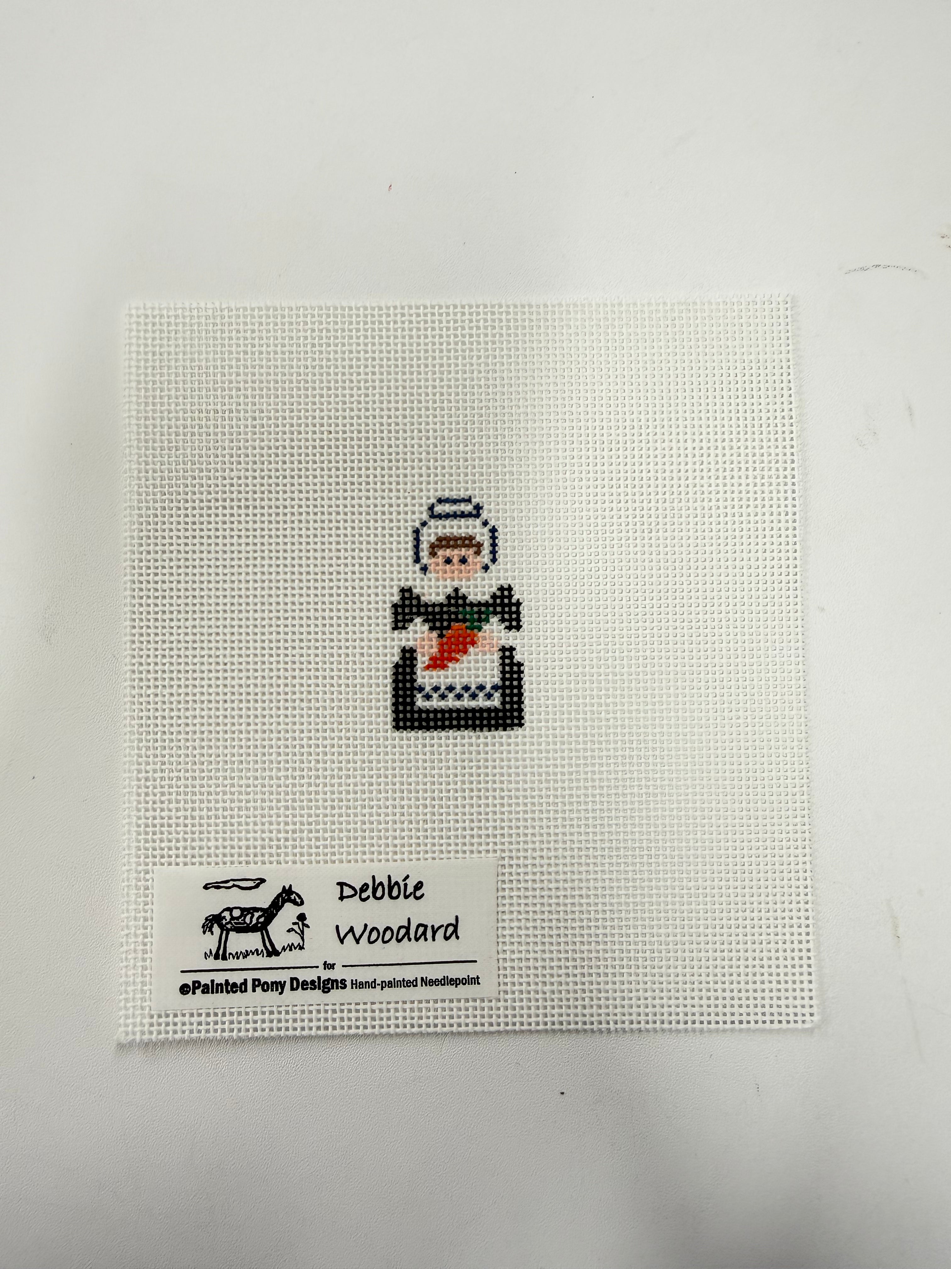 Mini Maid with Carrot Canvas