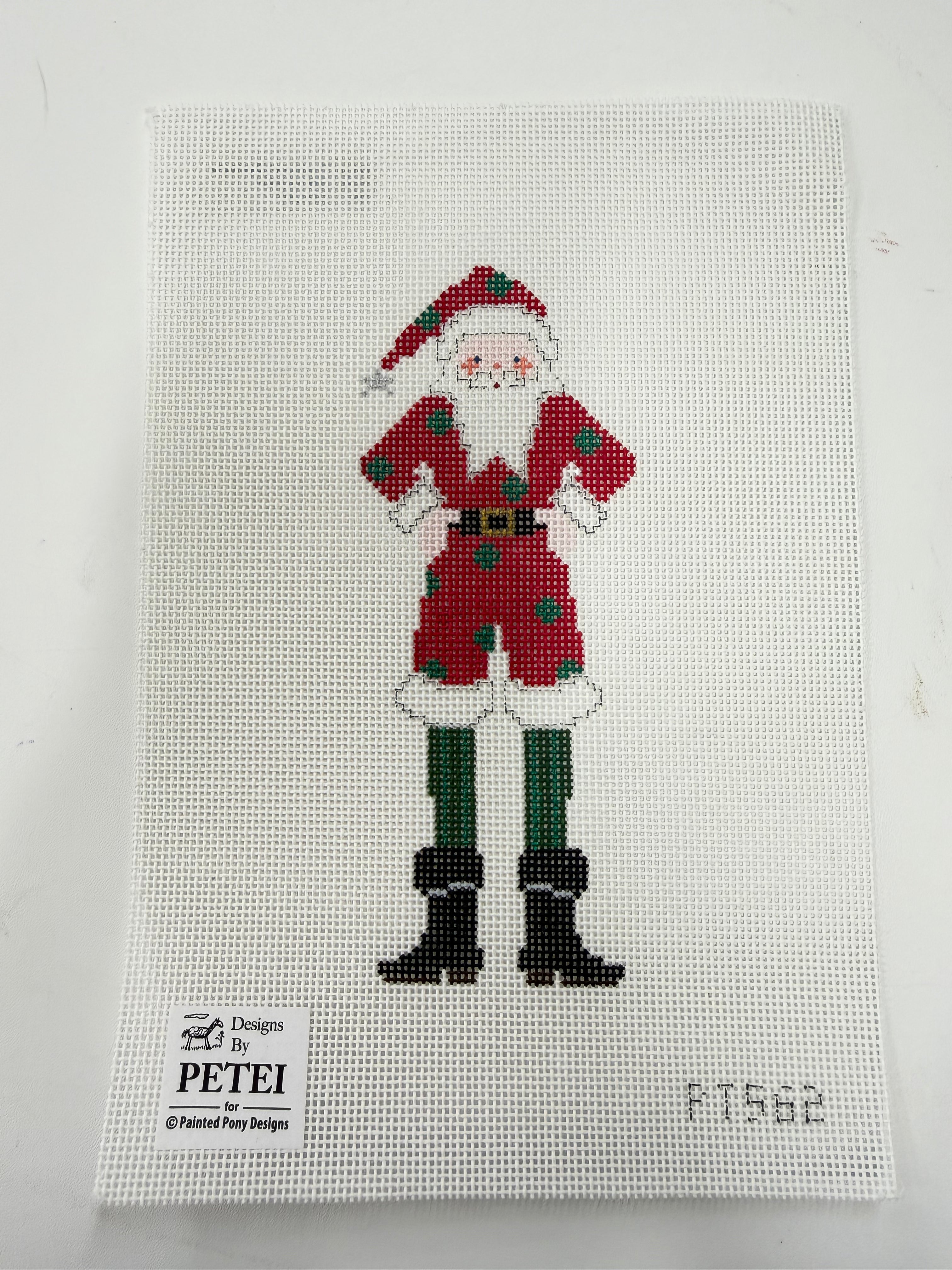 Tall Santa Canvas