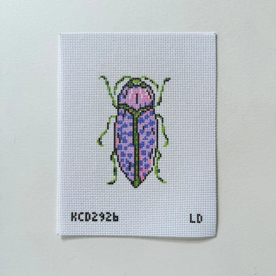 Purple Beetle Canvas