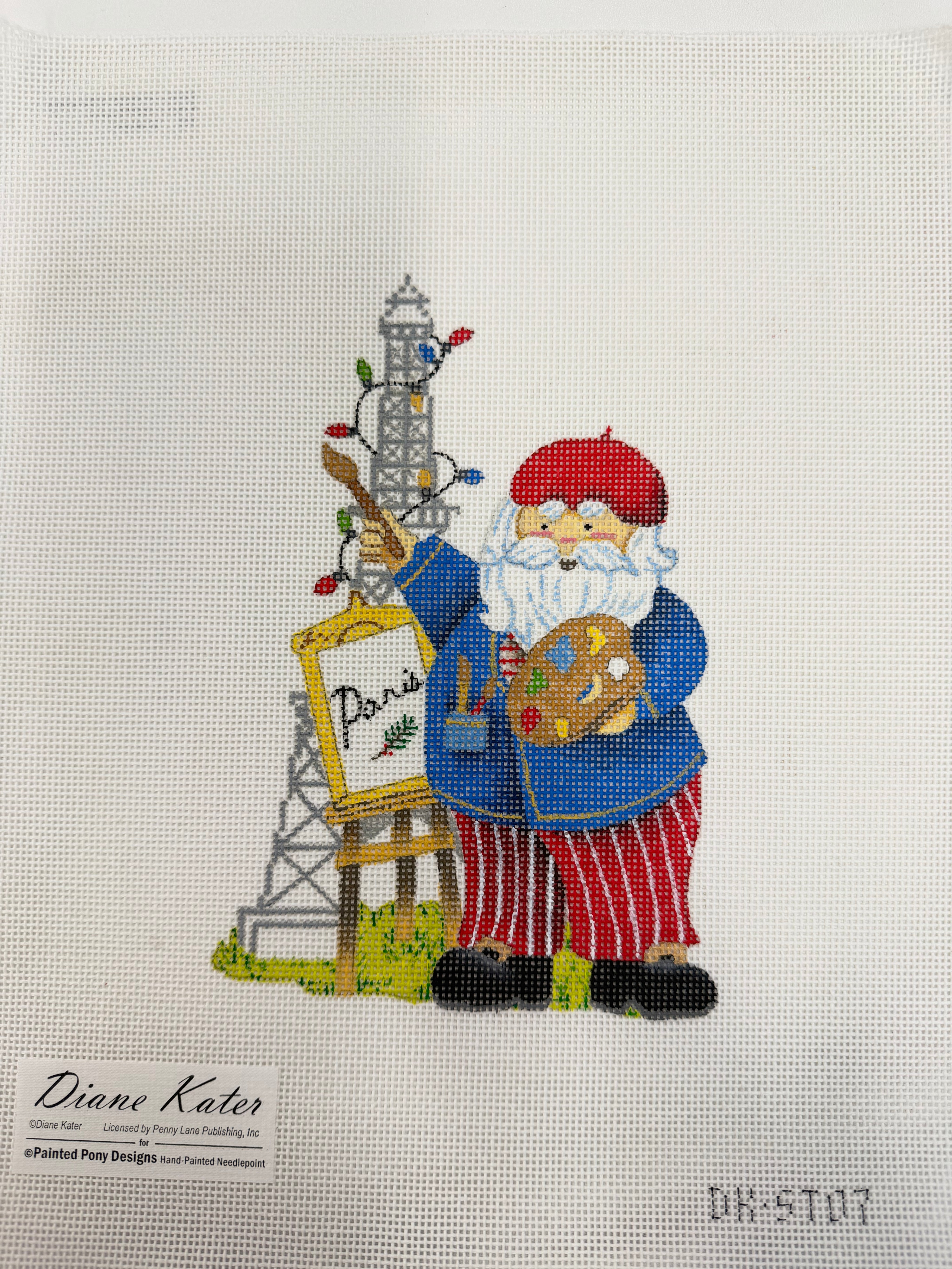 Paris Santa Canvas