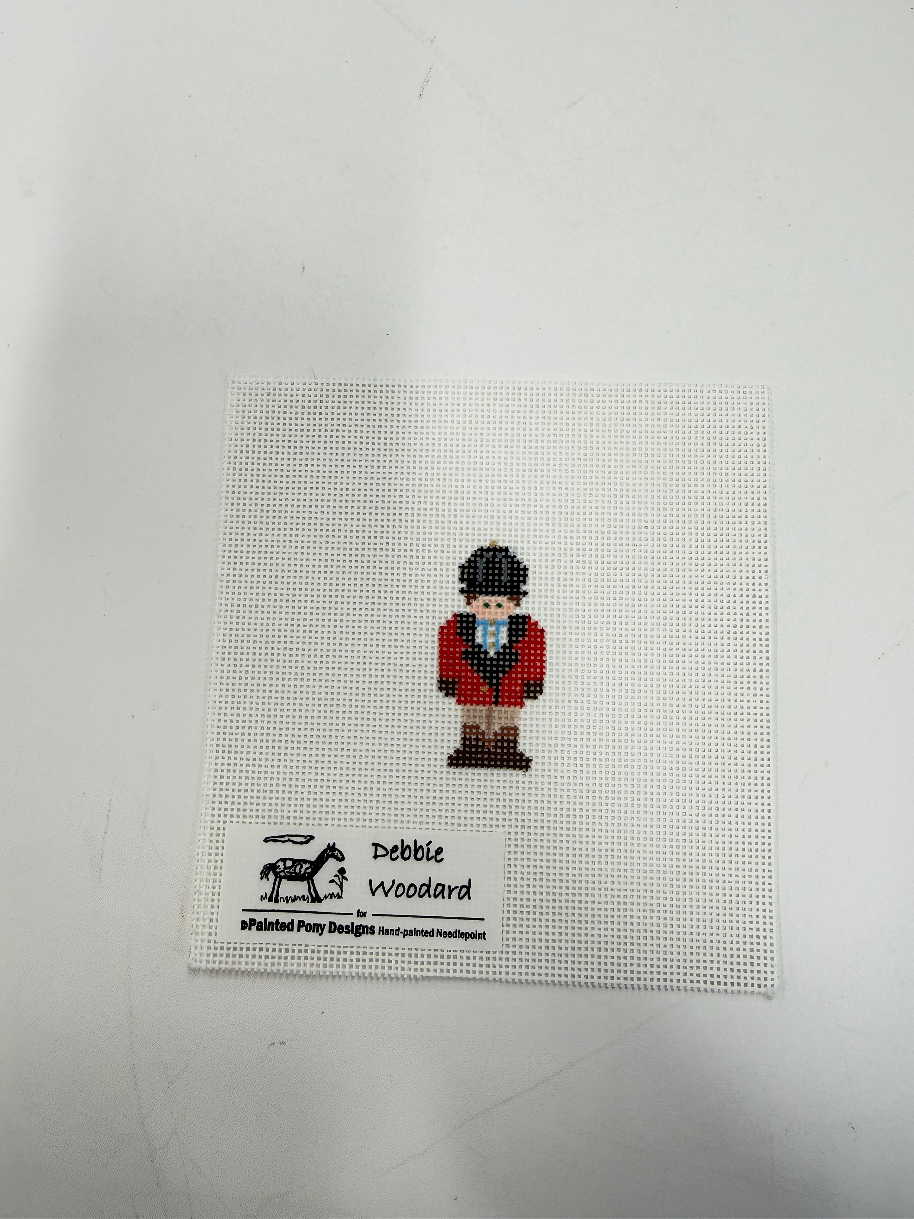 Mini Equestrian Man Canvas