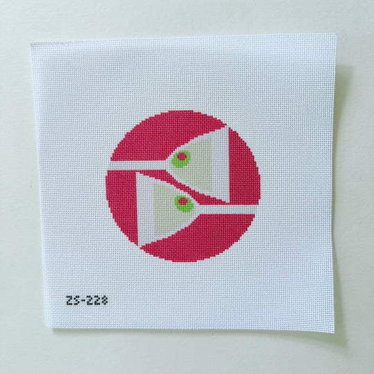 Martini Round Printed Canvas