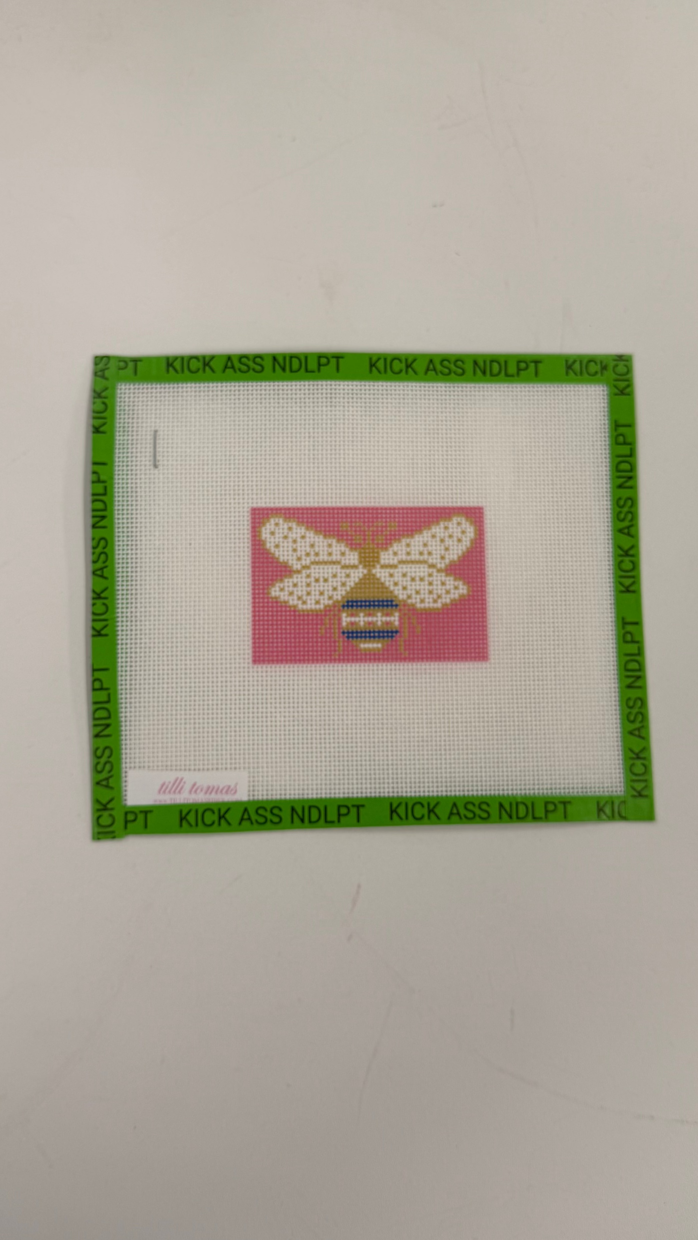 Bee Pink Background Canvas