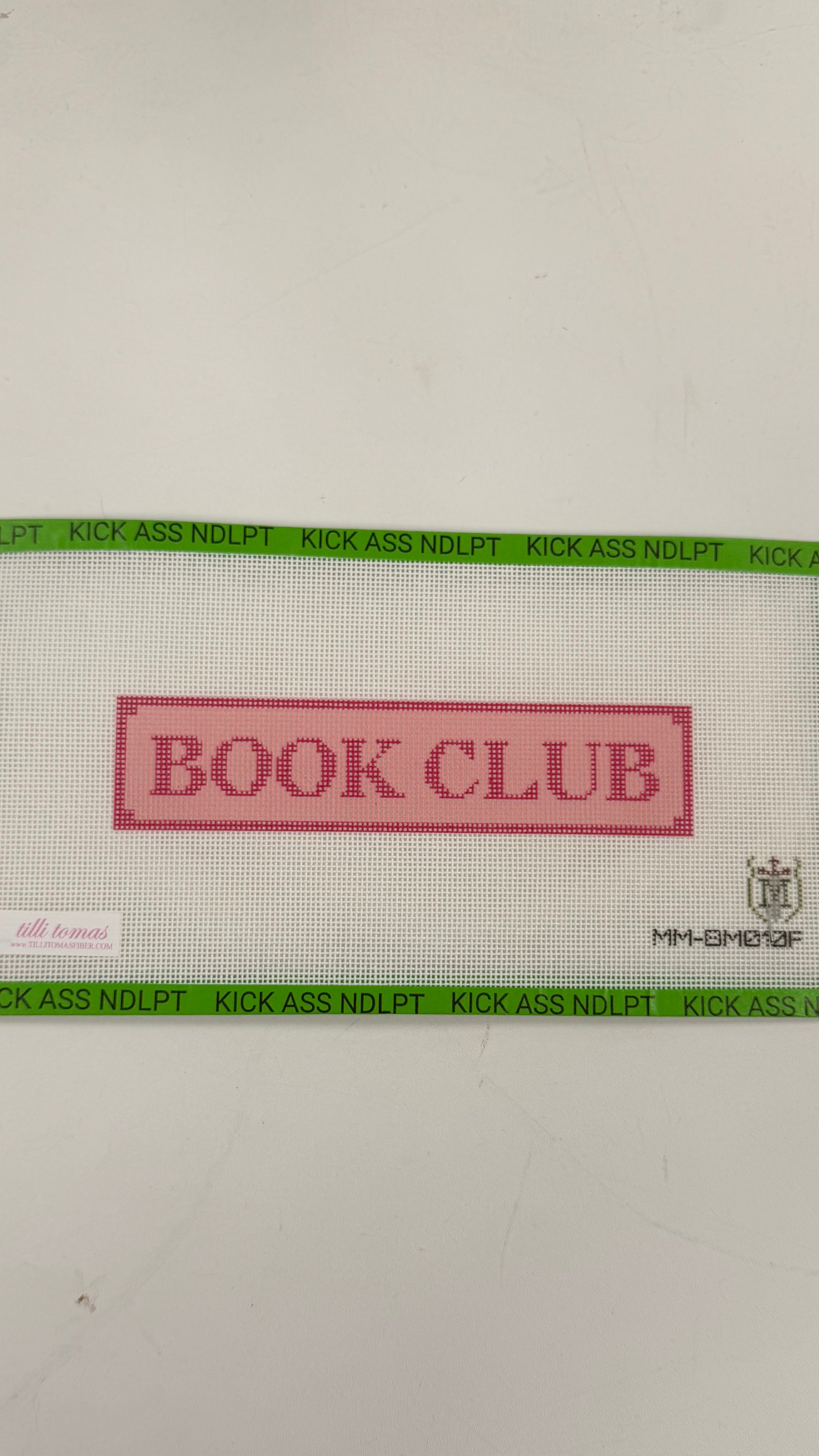 Book Club Pink Canvas