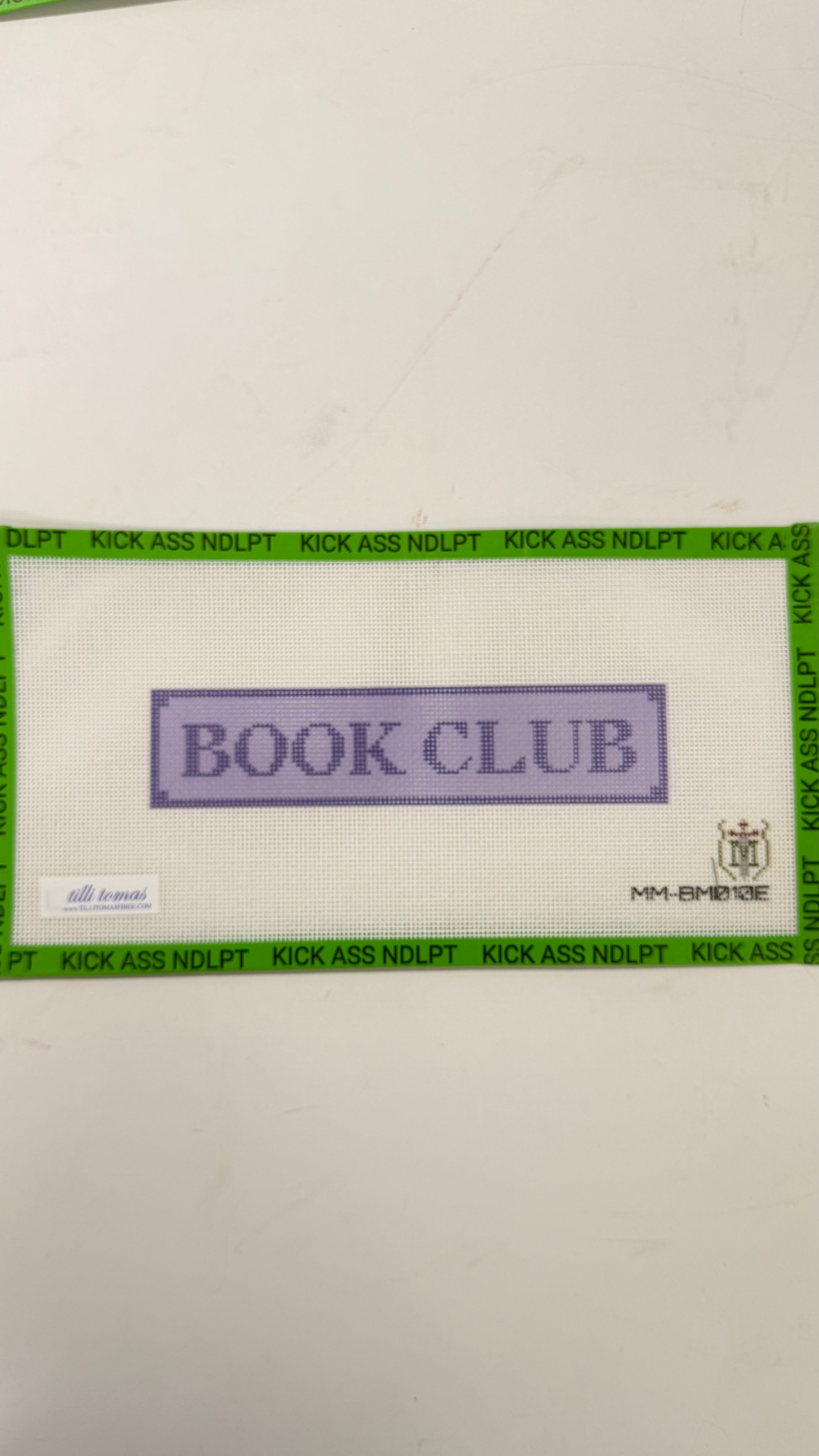 Book Club Purple Canvas