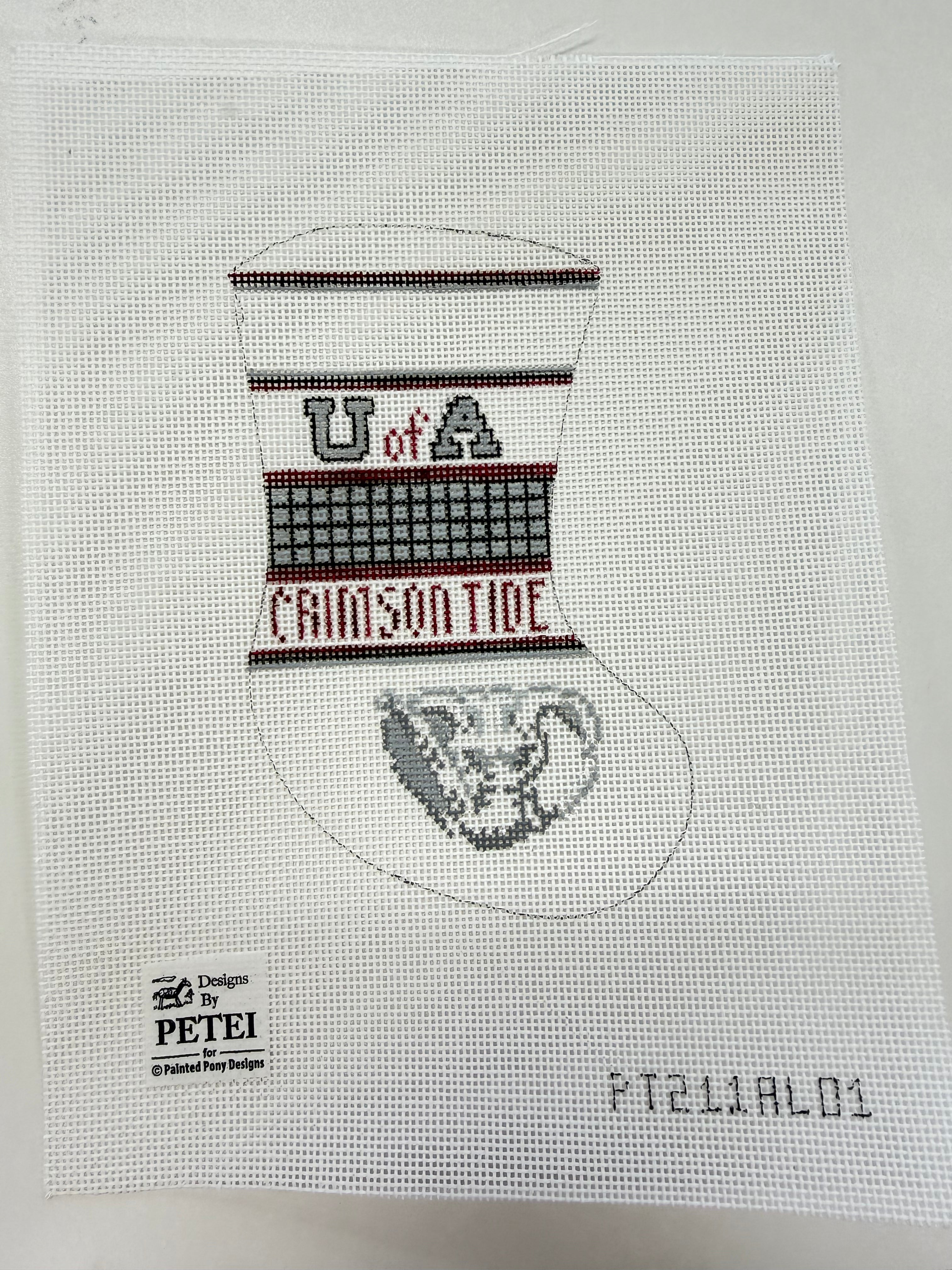 Alabama Mini Stocking Canvas