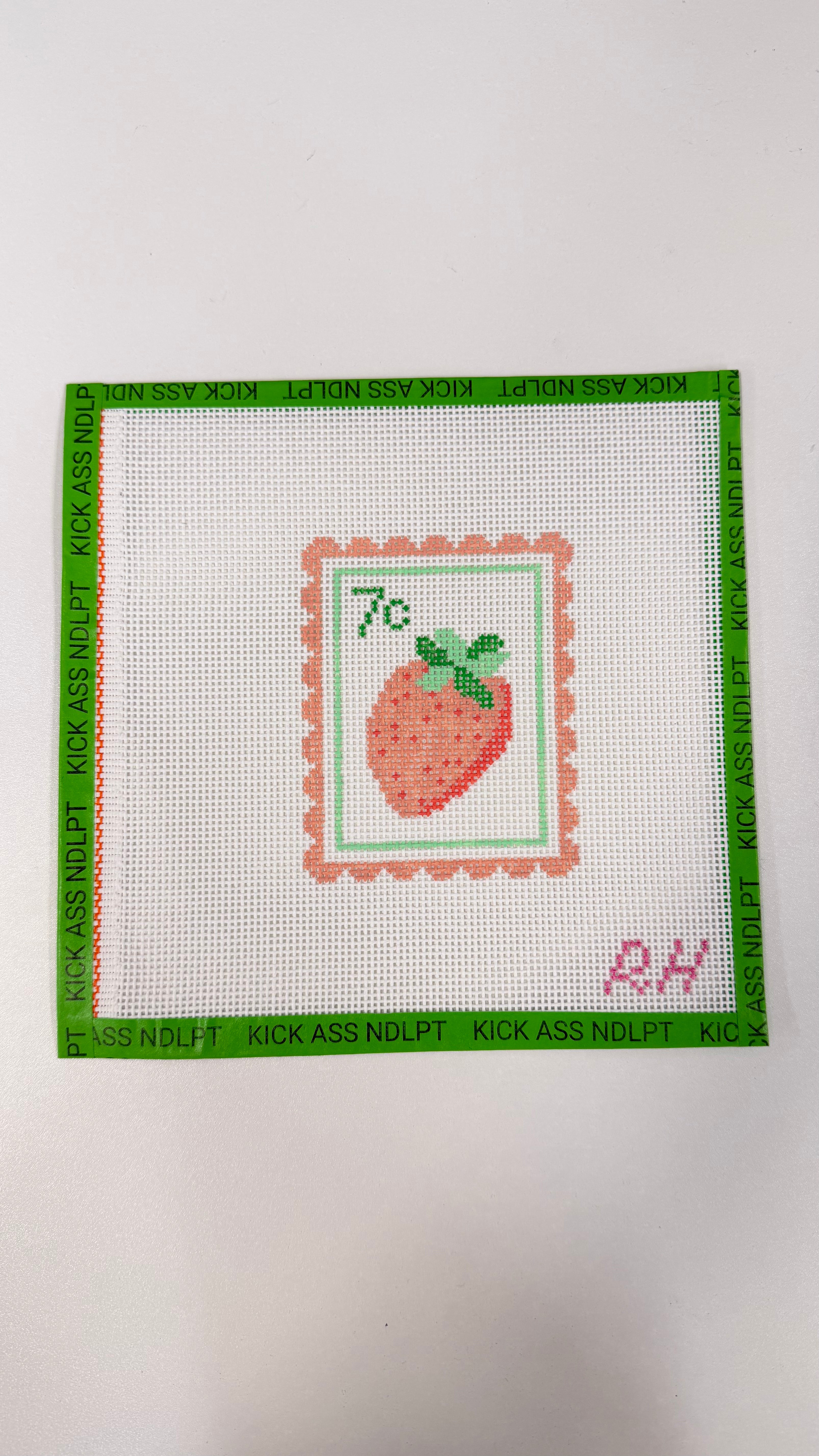 Strawberry Stamp Canvas