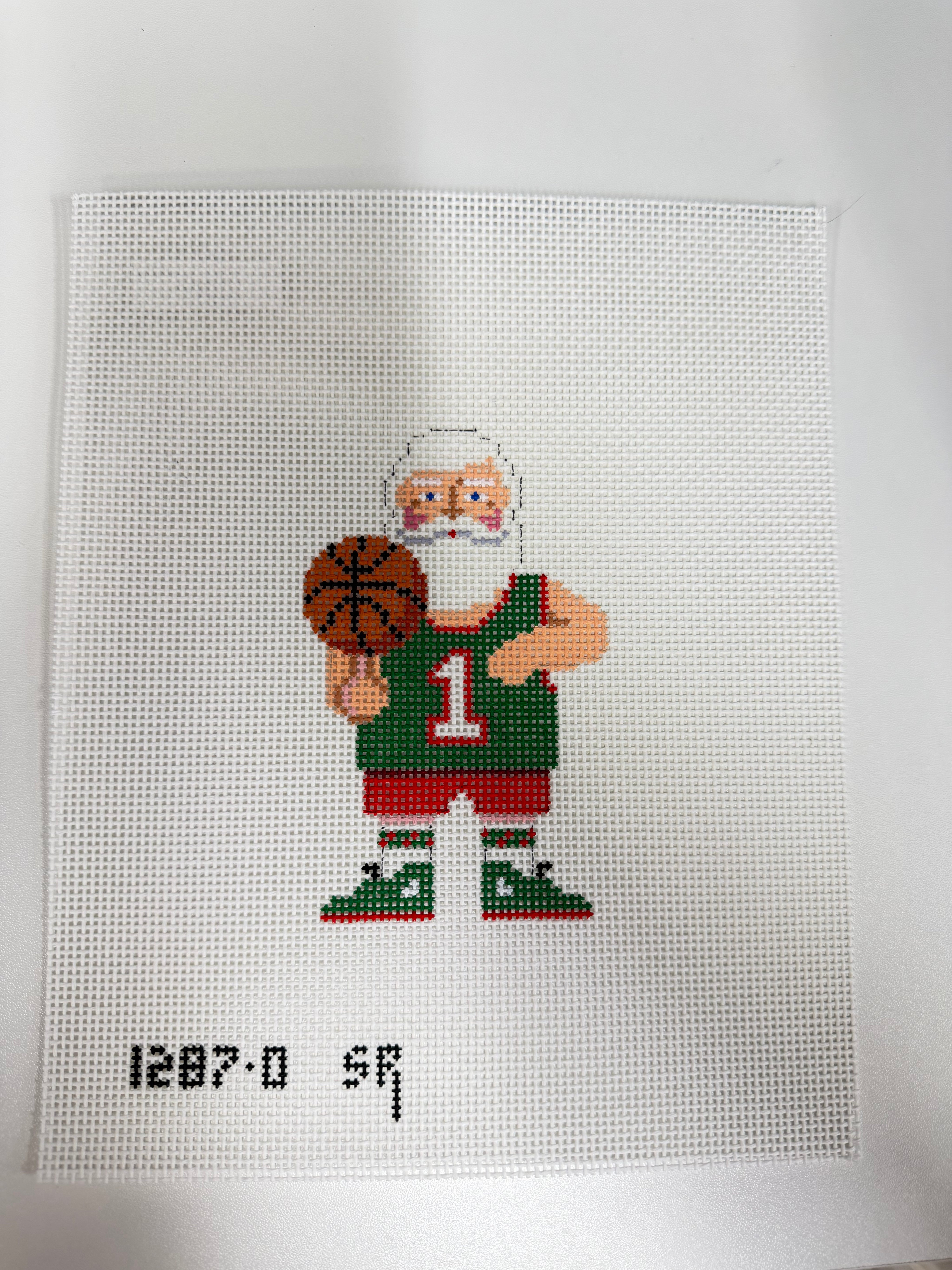 Basketball Santa Canvas