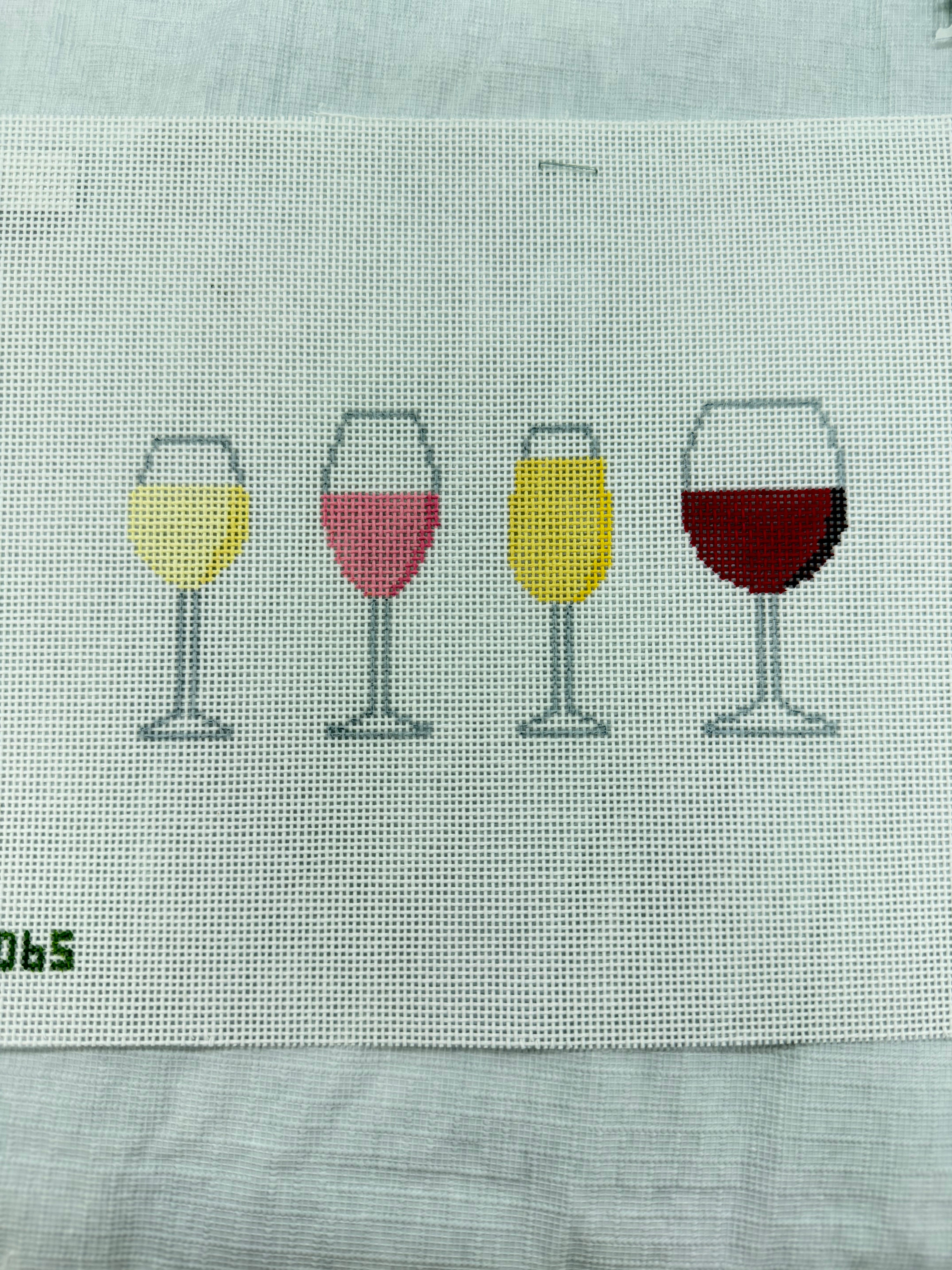 Wine Glasses Canvas