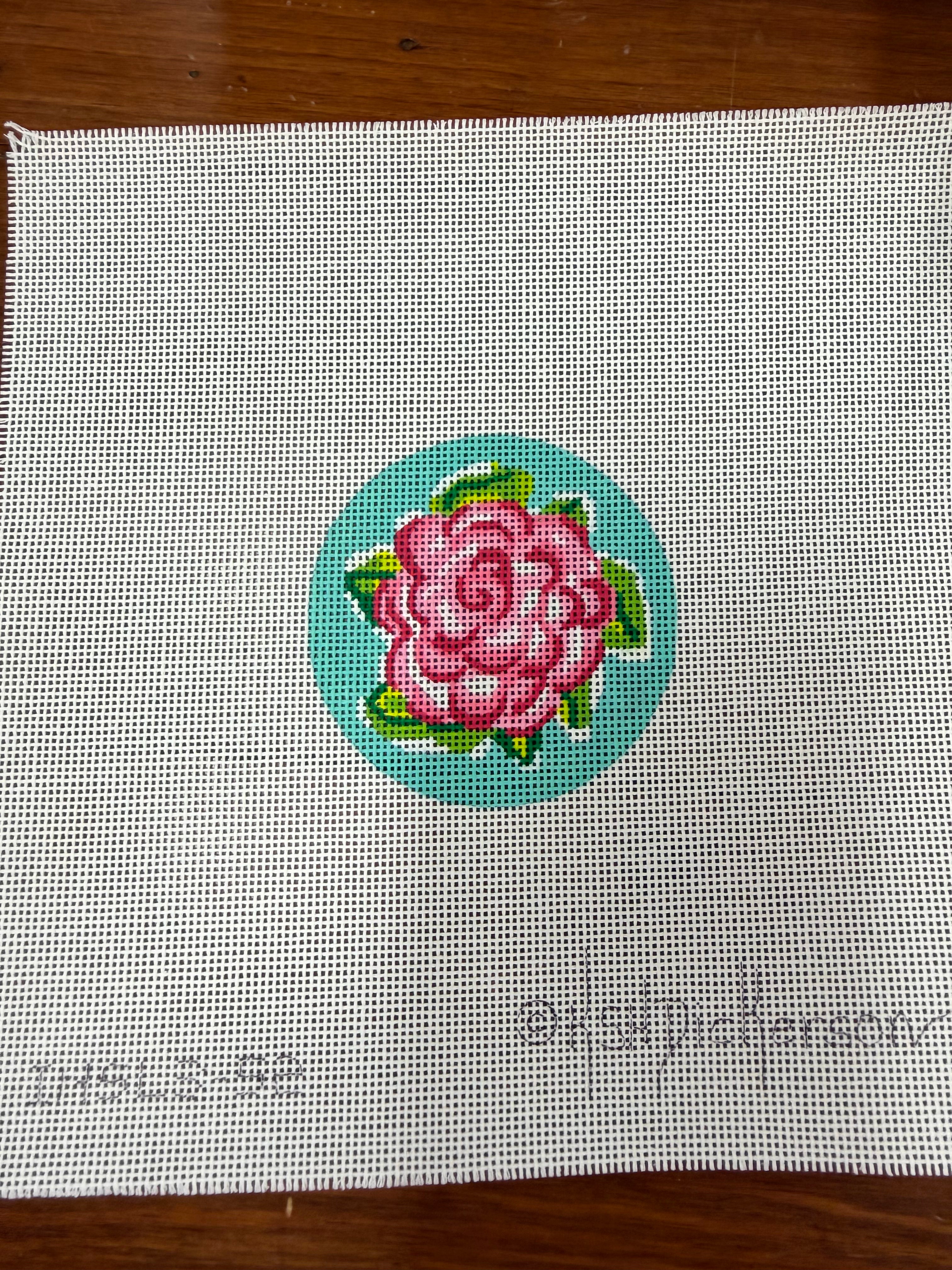 Rose Circle Canvas