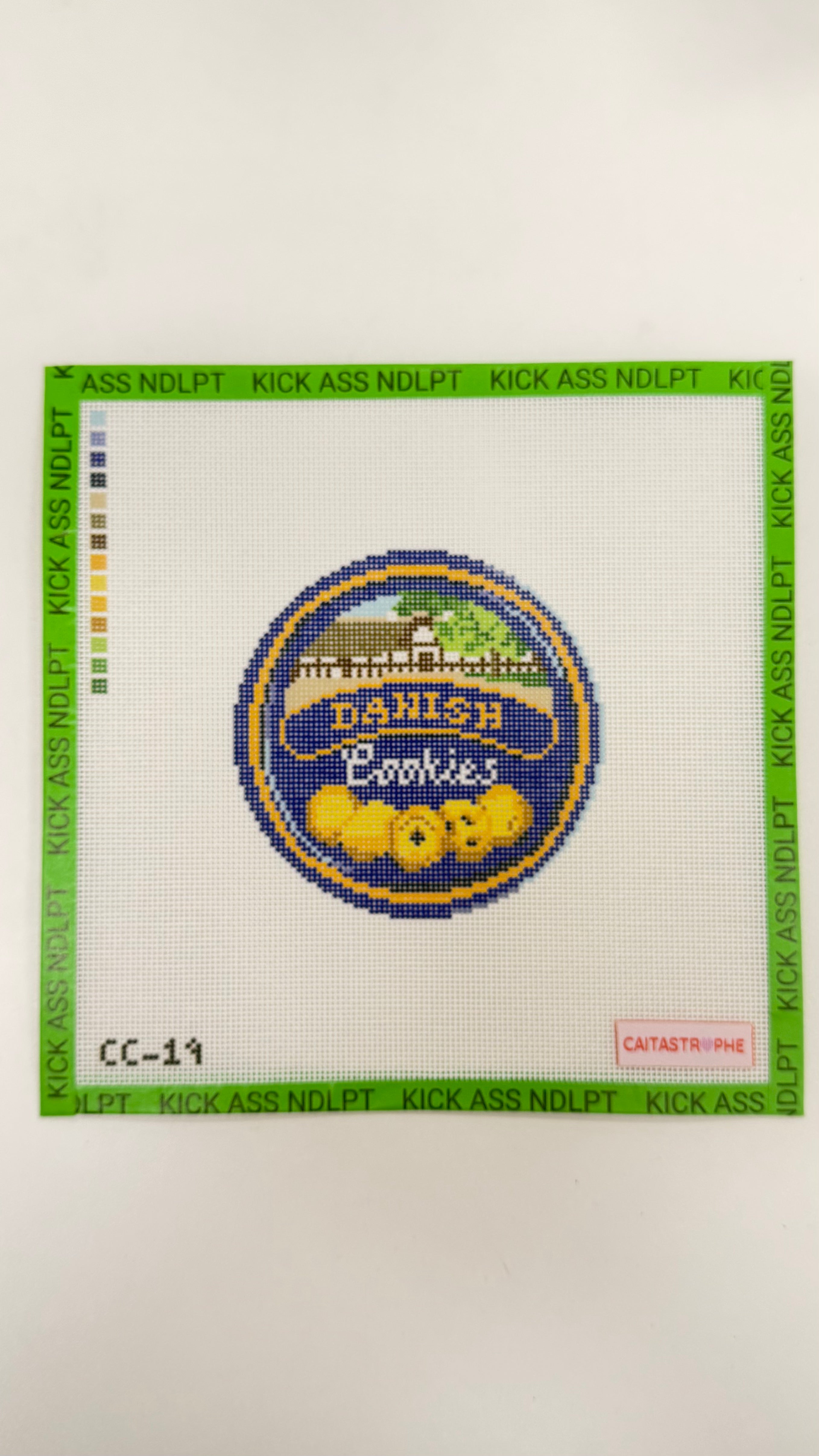 Danish Butter Cookie Tin Canvas