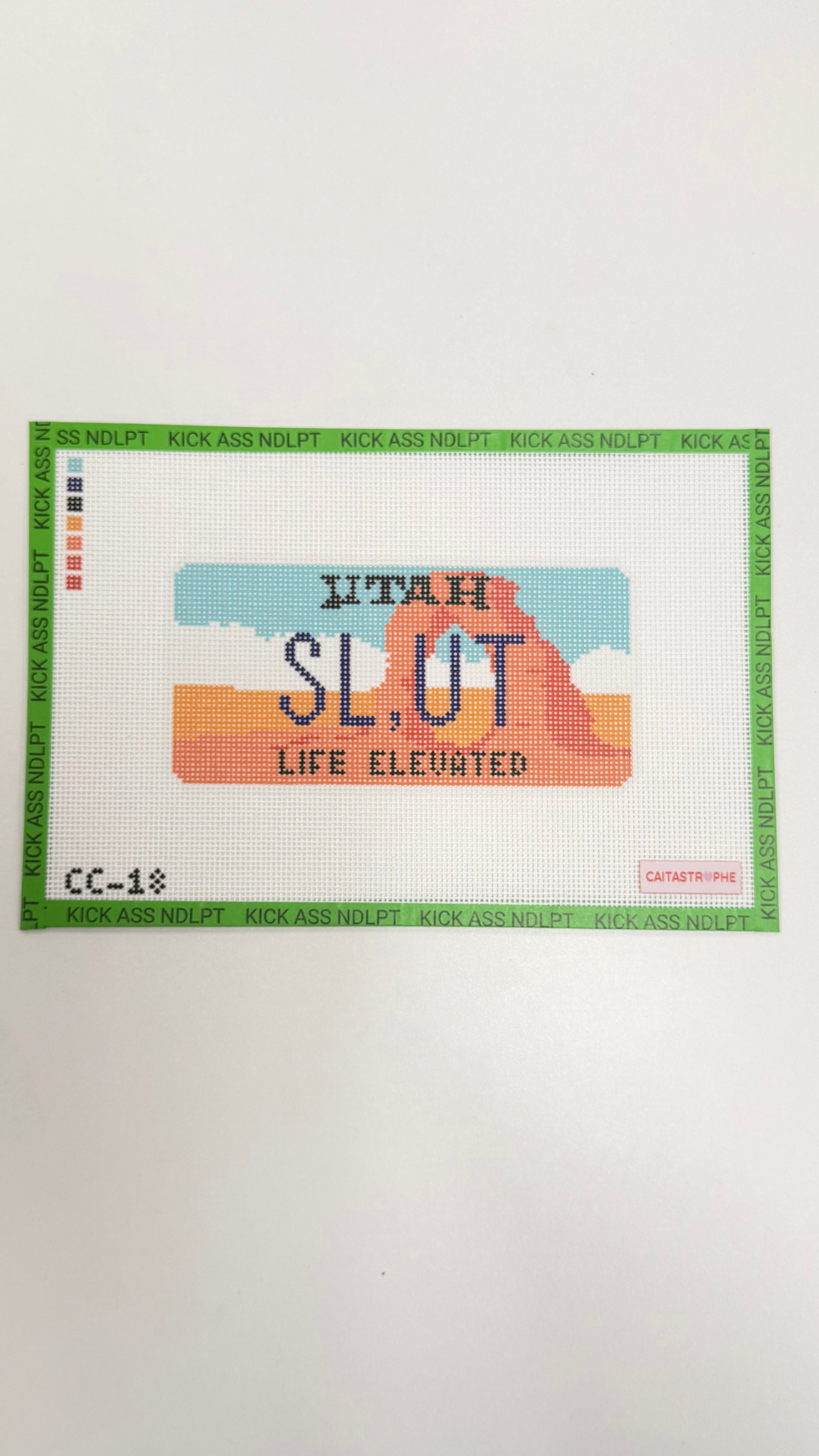 SL,UT License Plate Canvas