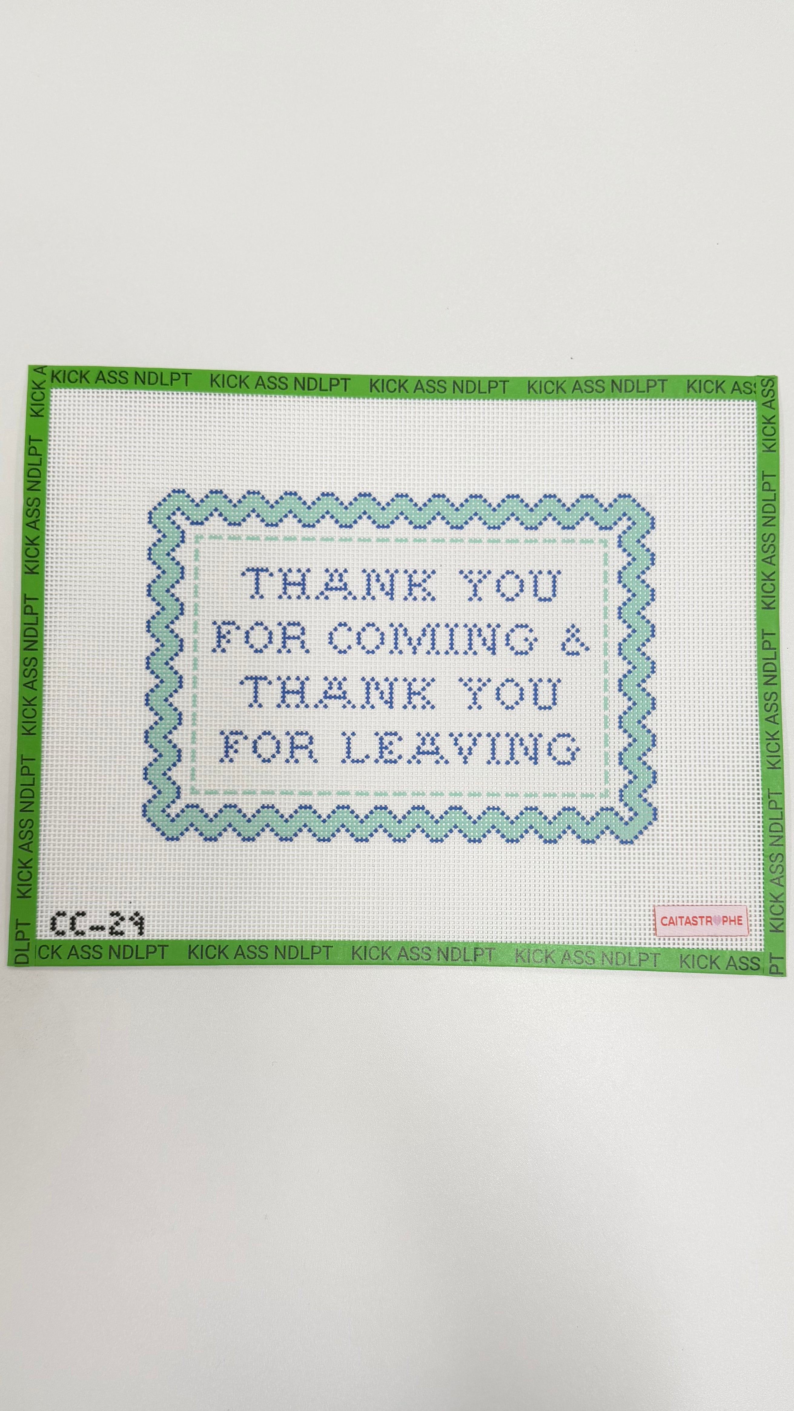 Thank You for Coming and Thank You for Leaving Canvas
