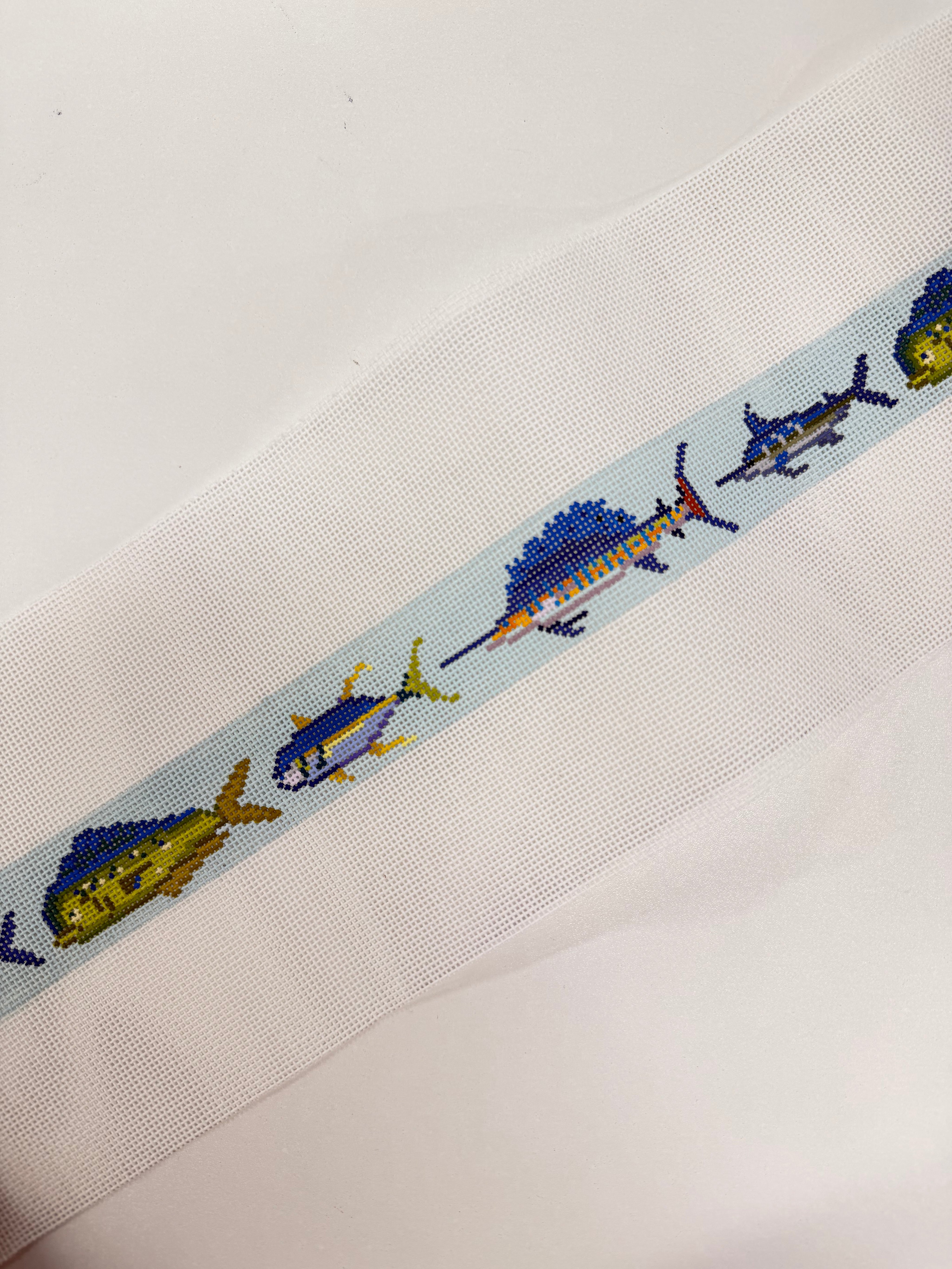 Ocean Fish Belt Canvas