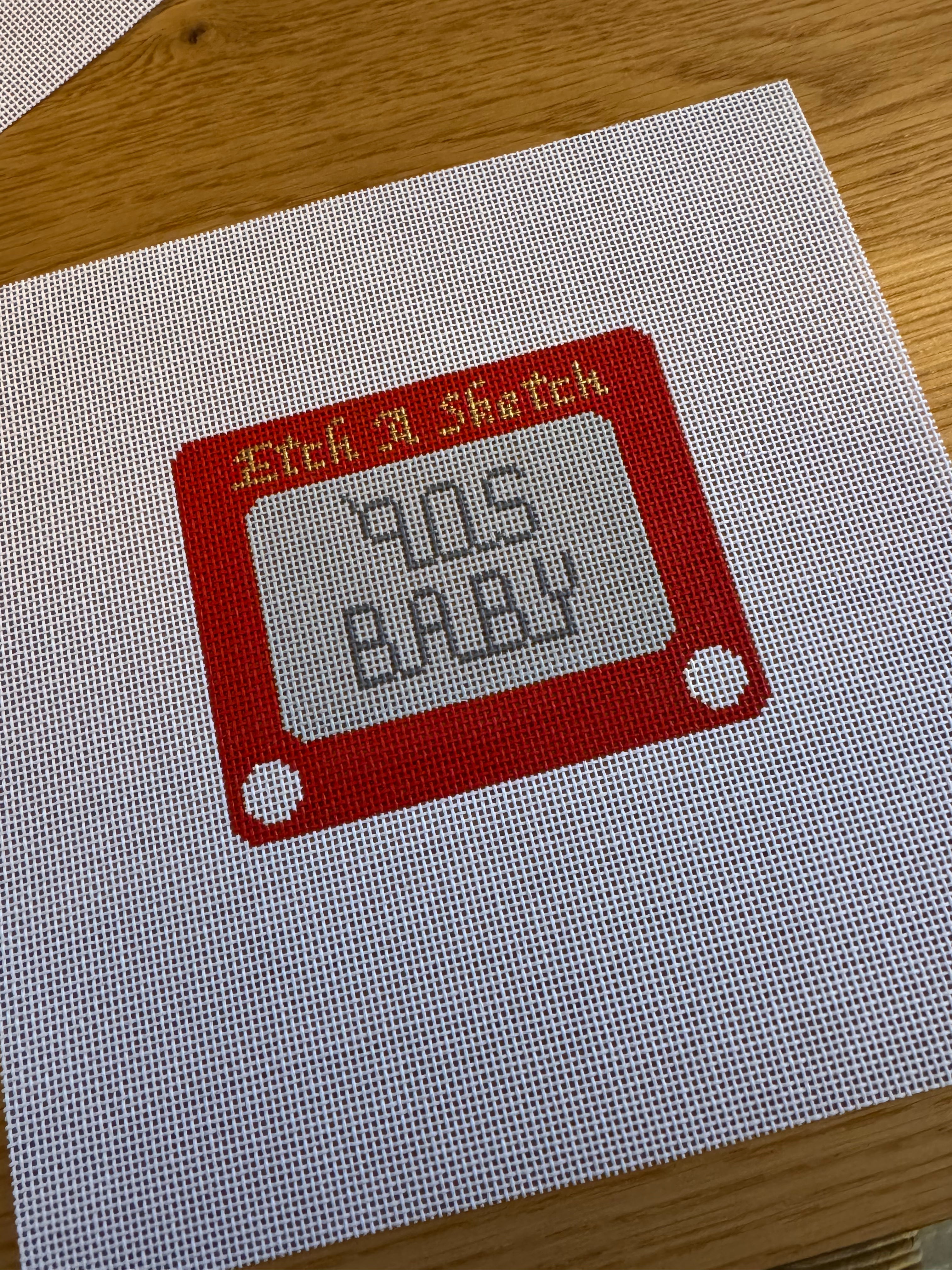 Etch A Sketch - 90s Baby Canvas