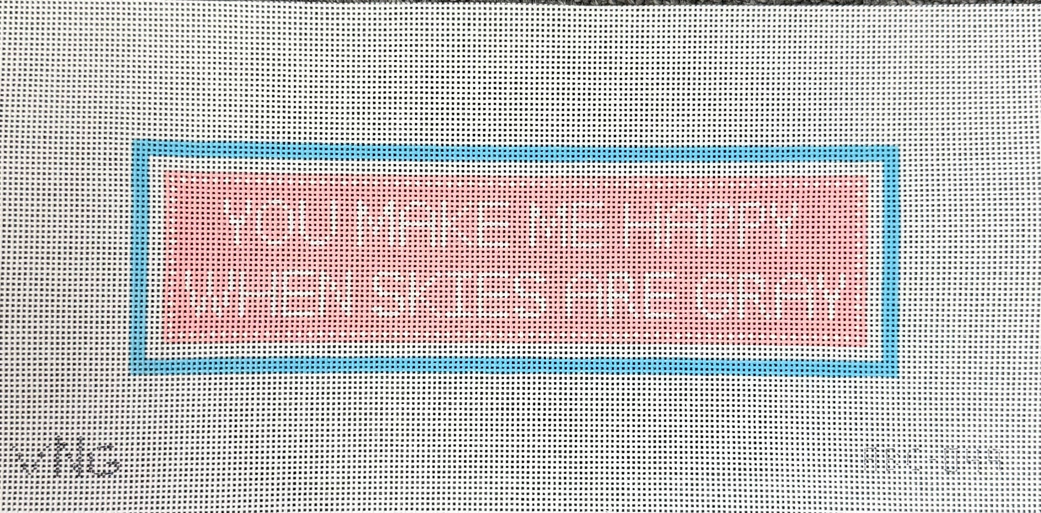 You Make Me Happy When Skies Are Grey (Pink / Blue) Canvas