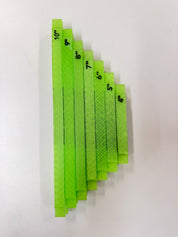 KICK ASS Lime Green Glitter Stretcher Bars