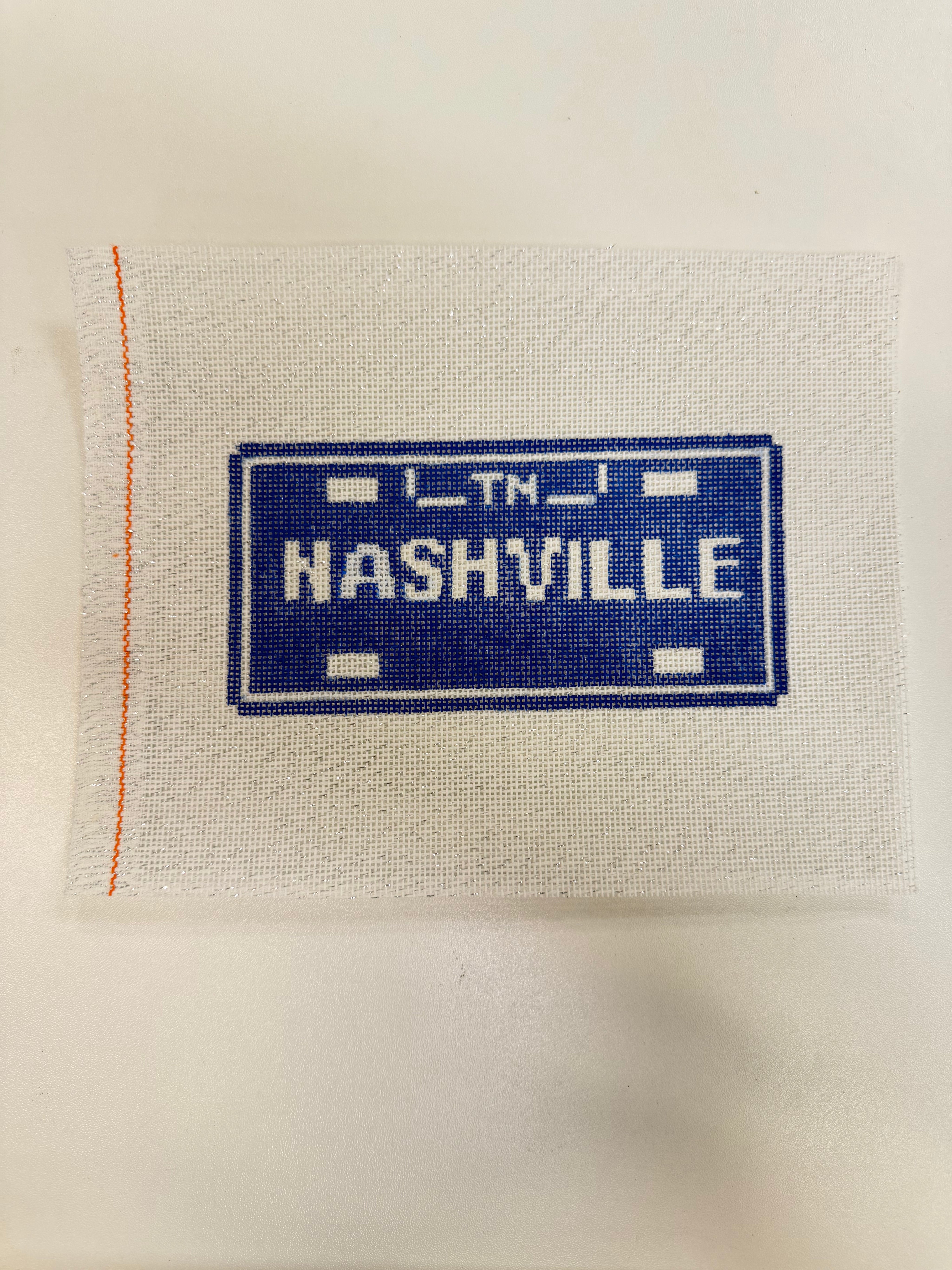 Tennessee License Plate Canvas