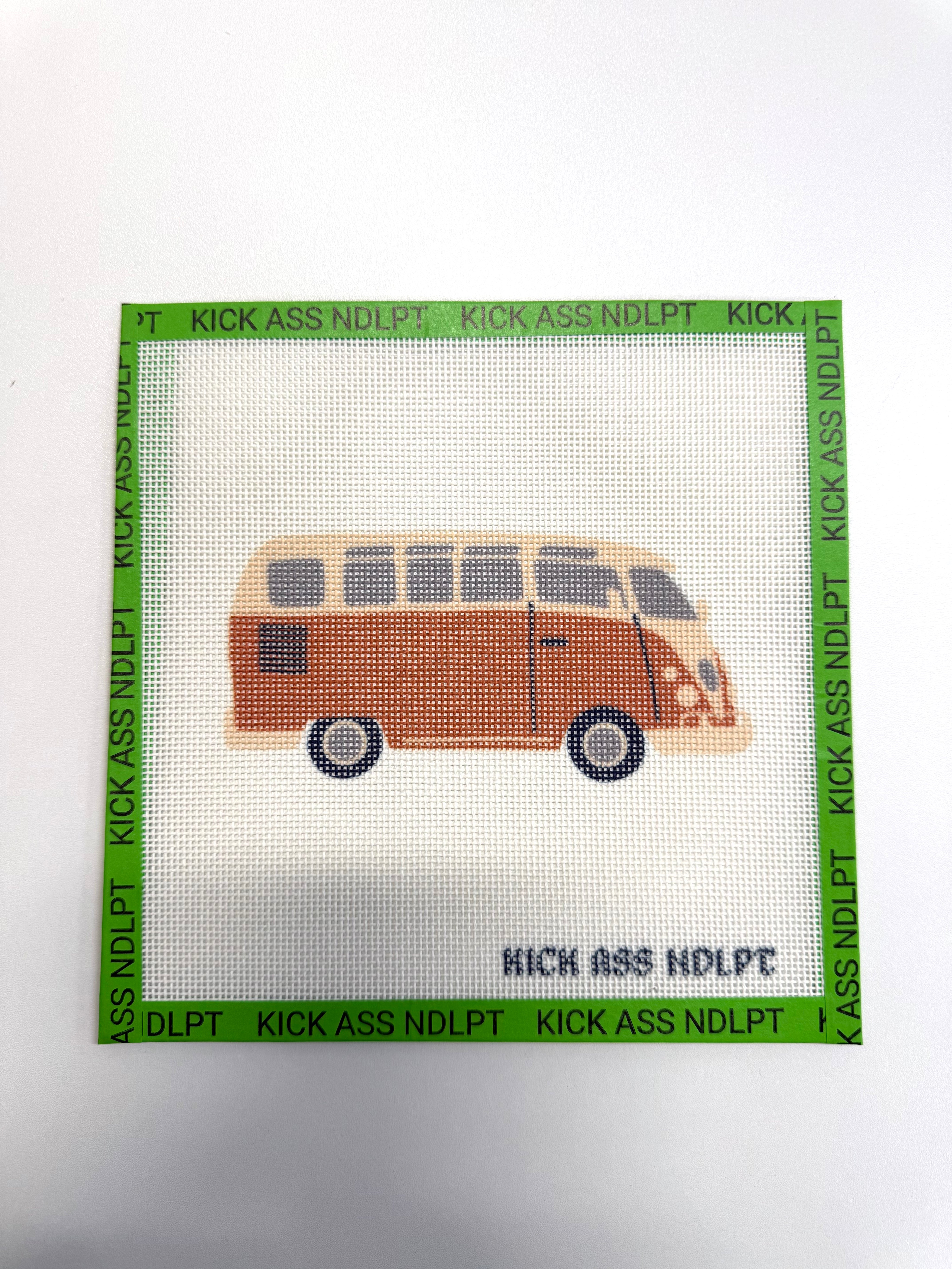 Heather the Hippie Van Canvas